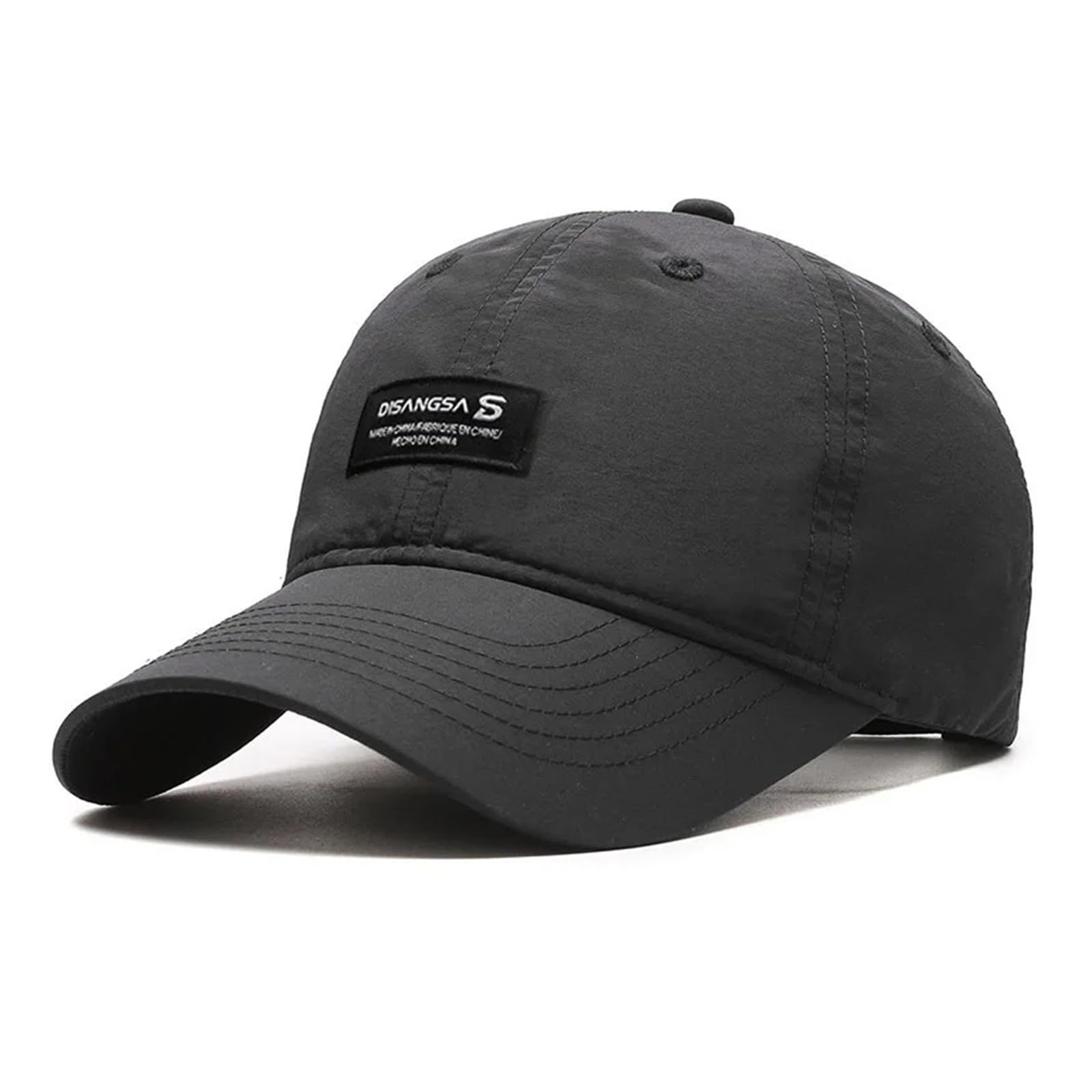 1pc Caps for Männer Atmungsaktive Sonnenschutz Sonnencreme wasserdichte Quick-Dry Baseball Kappe Männlich Outdoor-Sport-Laufen Licht Dünne Hut Angeln