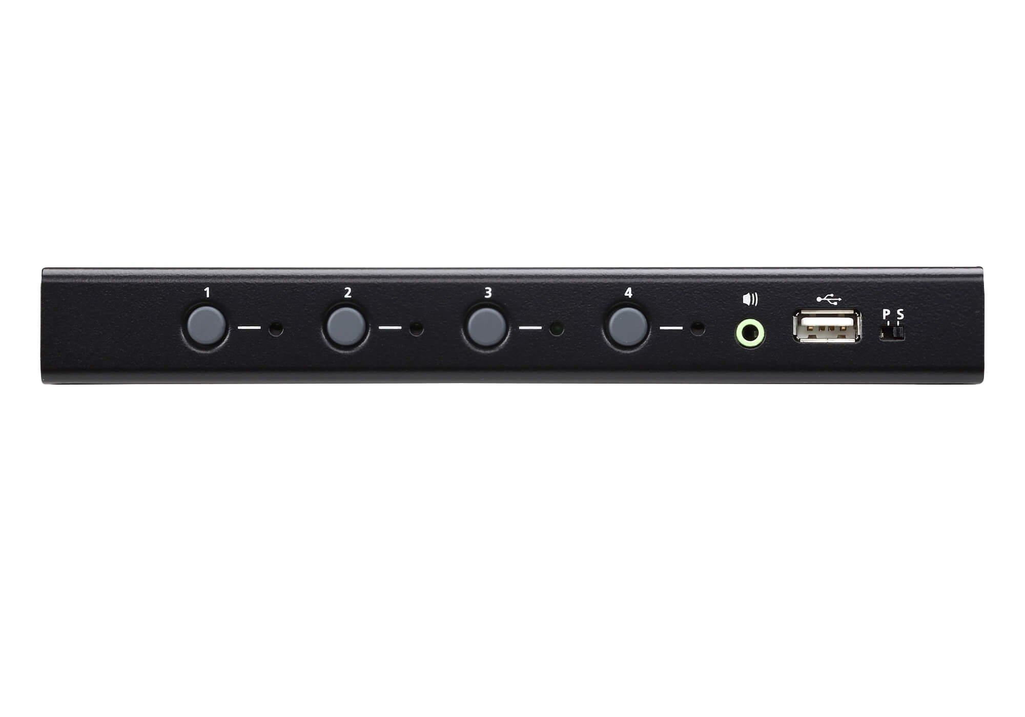 Aten CS724KM commutateur écran, clavier et souris Noir
