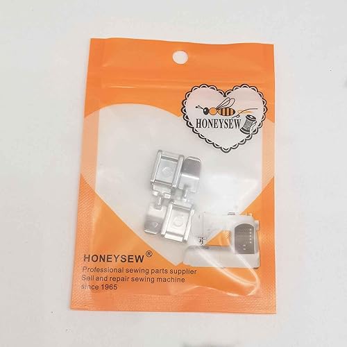 Miniatura 10 de HONEYSEW 2 unids Snap On Low Shank Adapter Presser Foot Holder para Brother Singer Janome Toyota Kenmore Máquinas de coser de caña baja