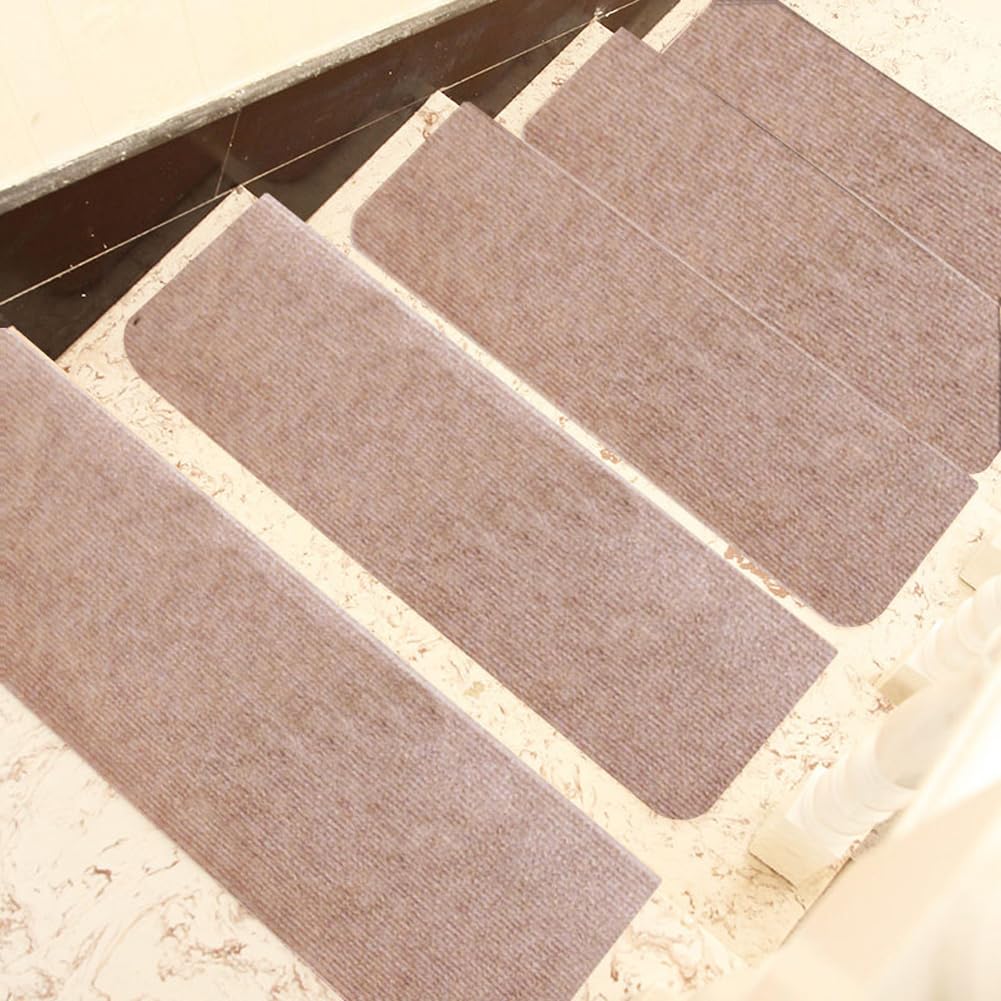 uoXHFdh 1PC, Random Cutting Self-Adhesive Safety Stair Mats(D,60x60cm)