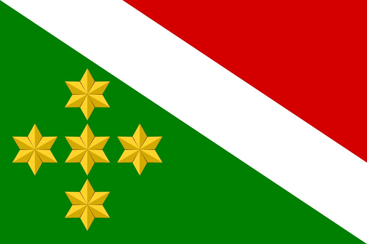 Drapeau Ponětovice List dělený pour pavoiser vos rassemblements et célébrations locales