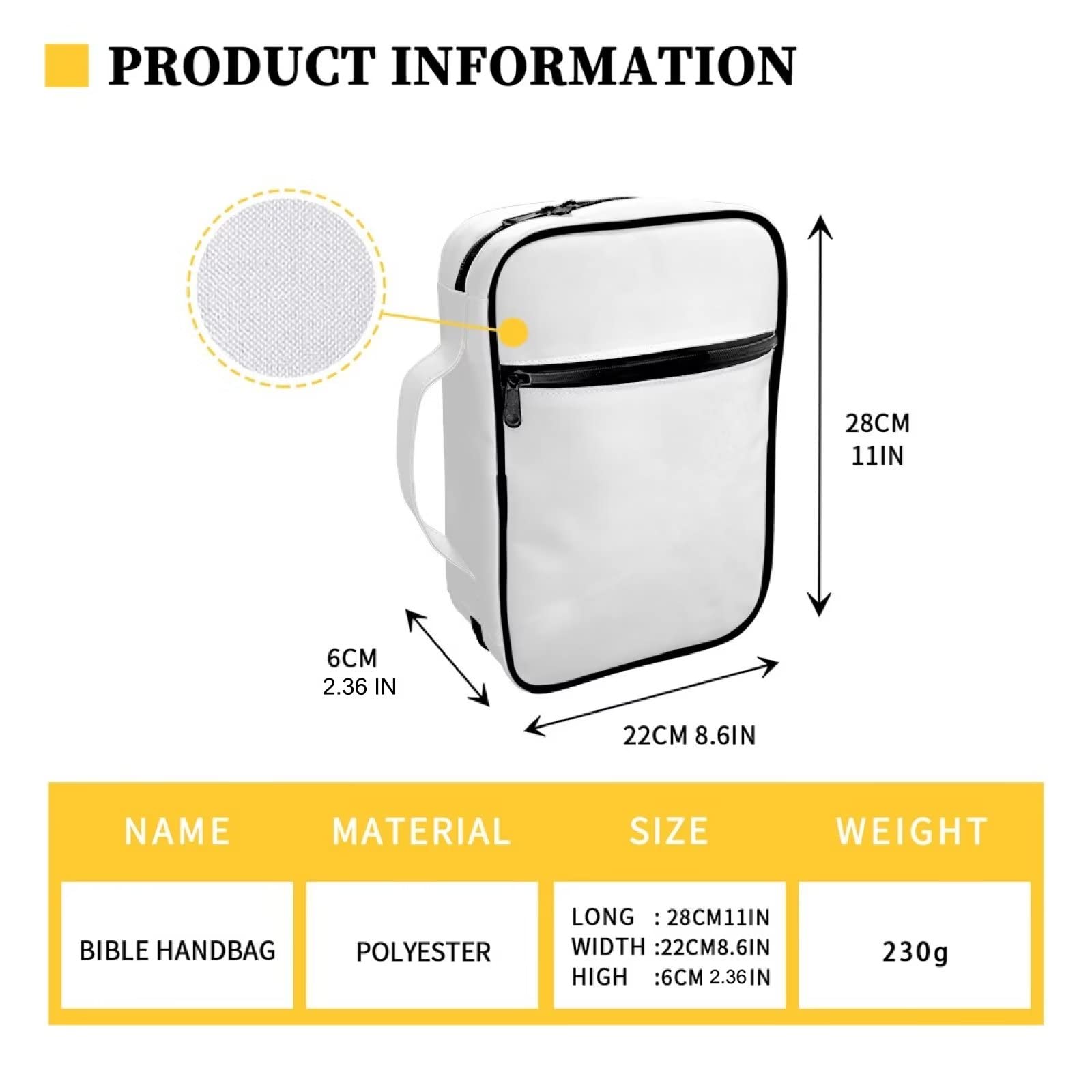 SEANATIVE Bible Cover for Women Boho Mandala Flower Print Bible Bag Book Carrier Multi-Functional Bible Organizer Case - Image 2