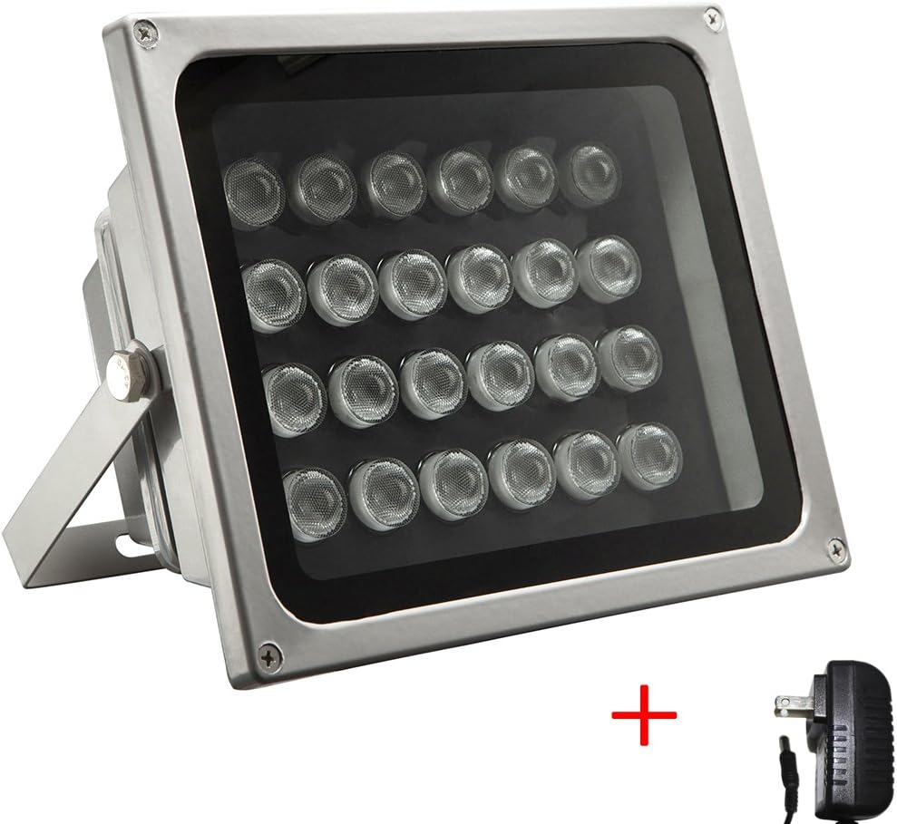 Univivi IR Illuminator 850nm 90 Degree Wide Angle IR Lights,24pcs IR Infrared