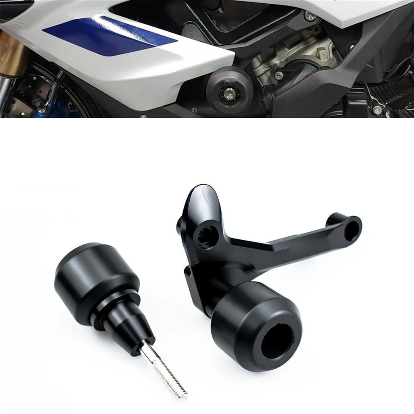 Protector Deslizante De Chasis para Motocicleta para S 1000 RR S1000RR 2023-2024 Accesorios De Protección Anticaídas Marco Protección contra Caídas
