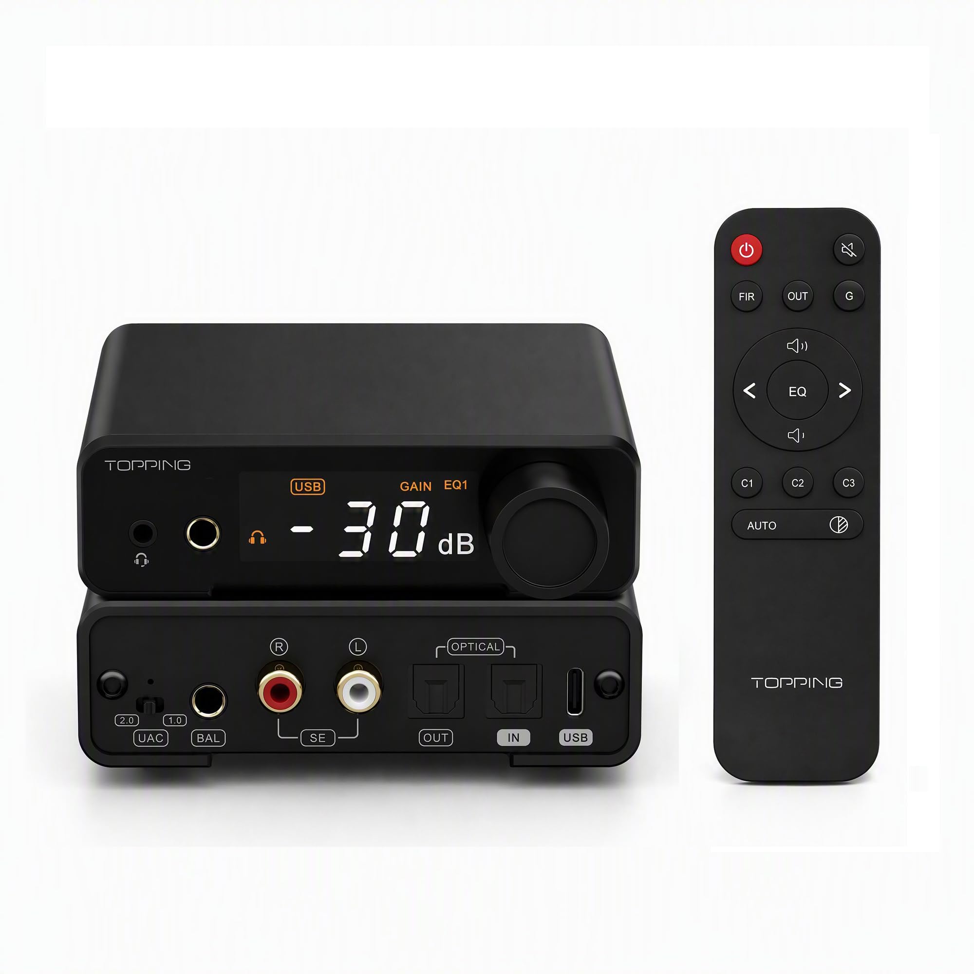 Amazon.com: Topping DX1 II Gaming HiFi DAC Headphone AMP Combo for
