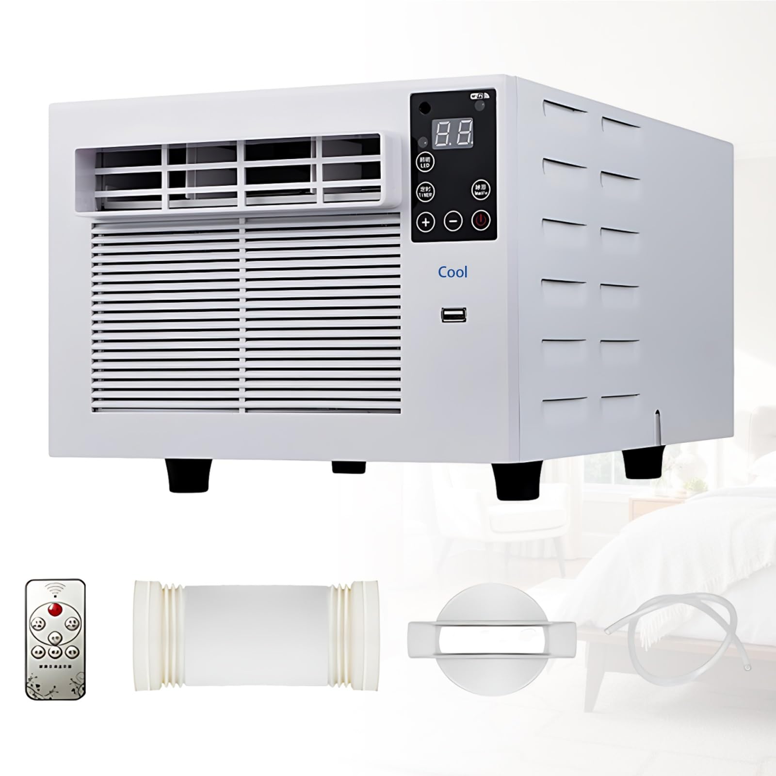 No Installation Air Conditioner, 2500 BTU Tent AC Unit