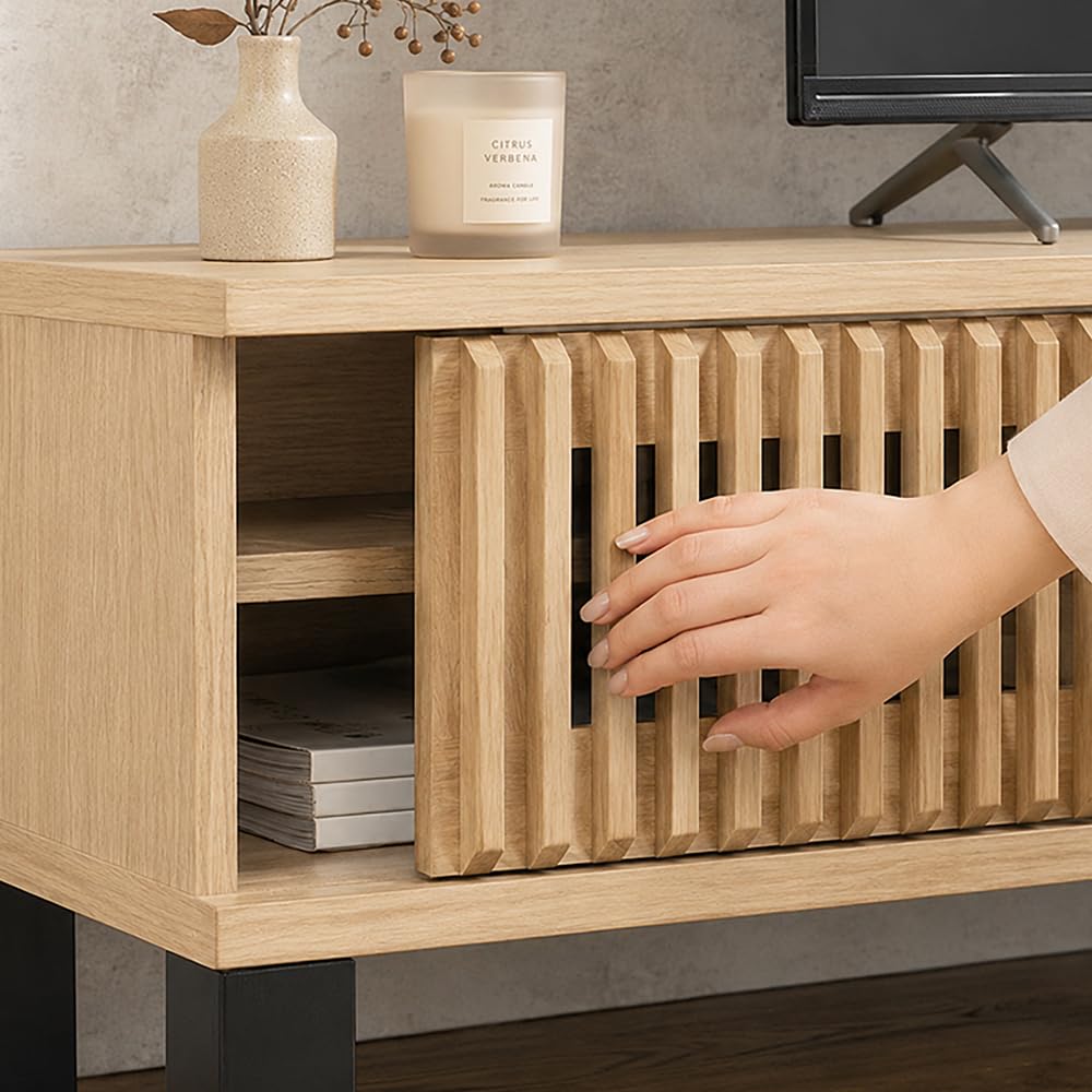 Amazon｜タンスのゲン テレビ台 ローボード 150cm 完成品 お掃除ロボ