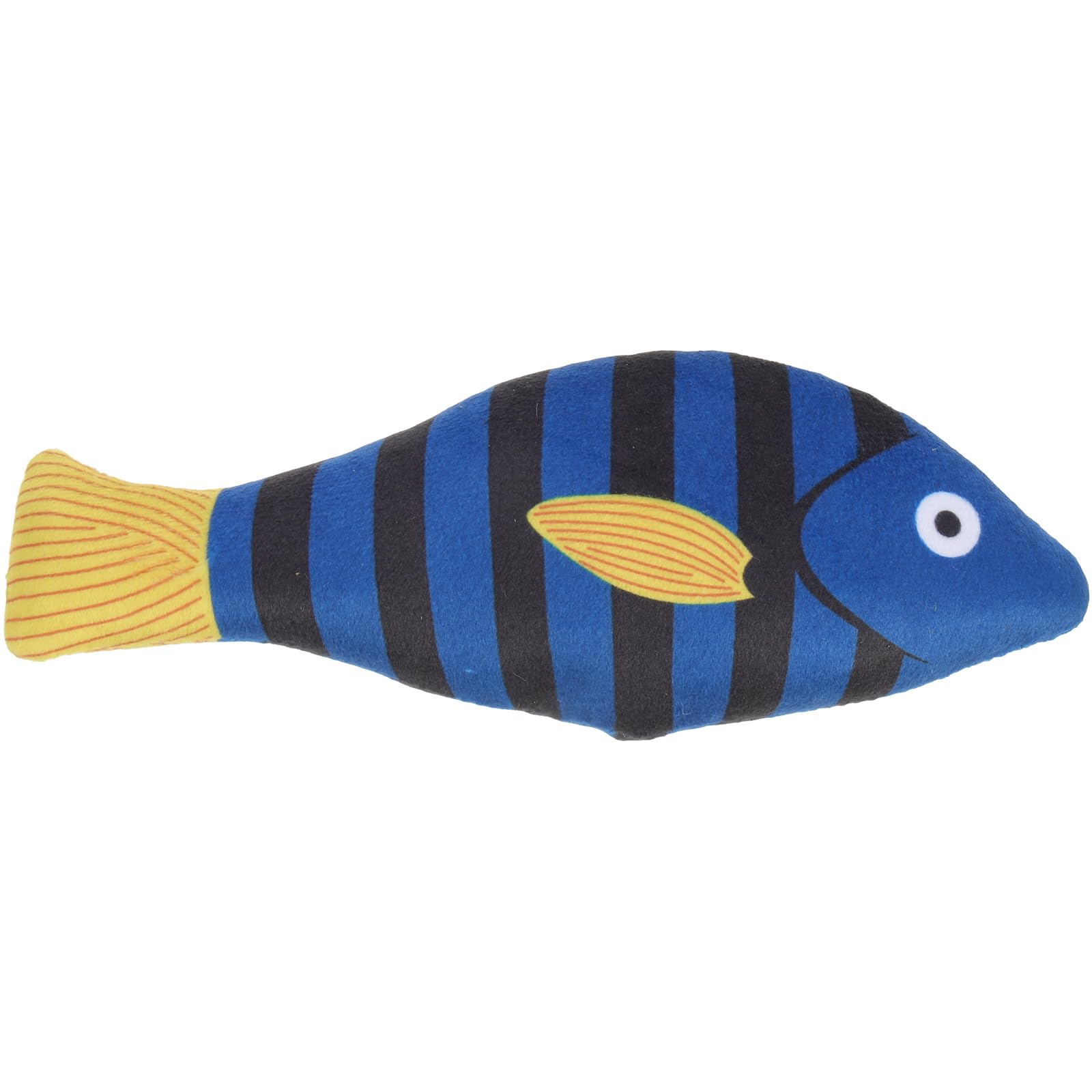 Mâcher pour Chats en Peluche Forme Poisson Herbe à Chat Naturelle, Résistant aux Morsures, pour Chatons en Intérieur
