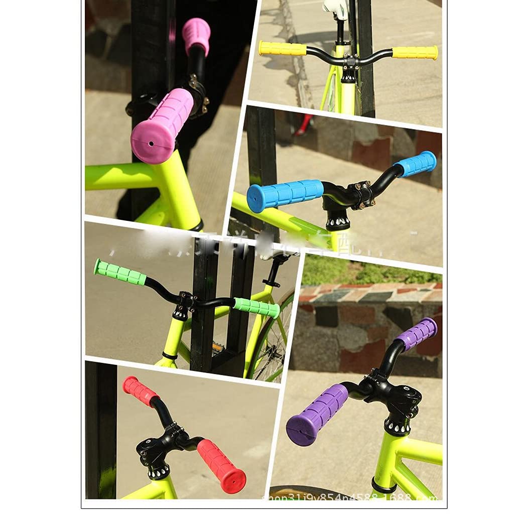 Egurs Fahrradgriffe 1Paar Bunte Lenkergriffe Fahrrad 22mm Weichem Gummi rutschfeste Gummi Fahrrad Griff für Fahrrad Mountainbike Rennrad Blau :