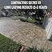 1 Gal. DOMINATOR LG+ Clear Acrylic Sealer | Low Gloss Paver Sealer | Wet Look, Color Enhancing | Professional Grade | Concrete Pavers and Decorative Concrete | Fast Dry | Driveway, Patio and Walkways