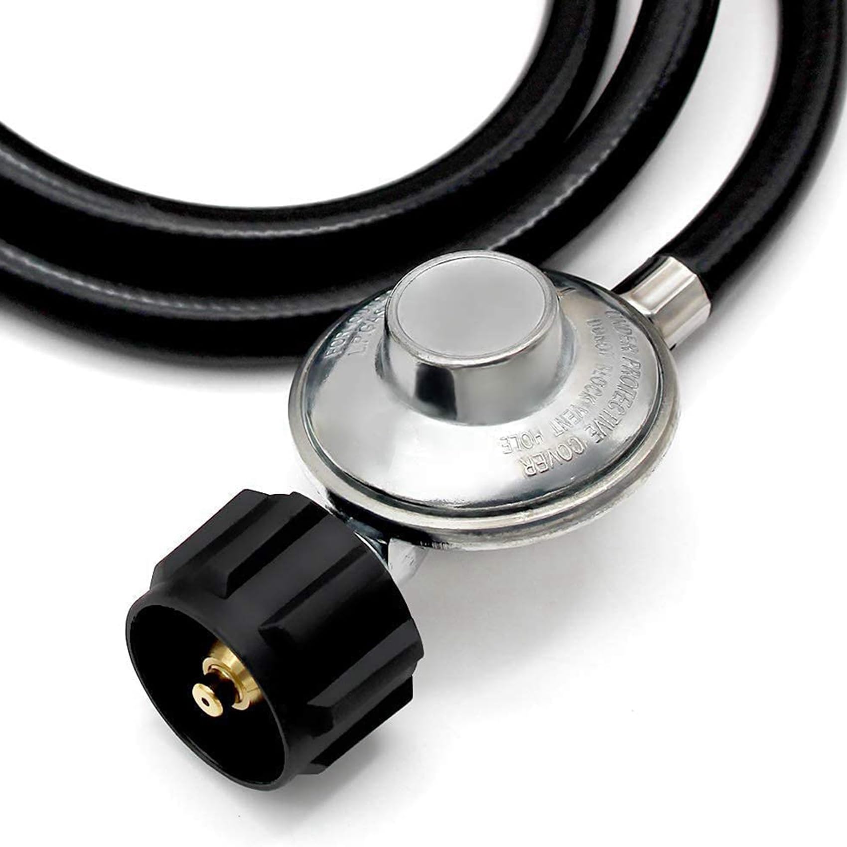 2 x adapter propanowy o długości 5 stóp i zestaw do grilla wycieczkowego, adapter propanowy QCC1 niskociśnieniowy