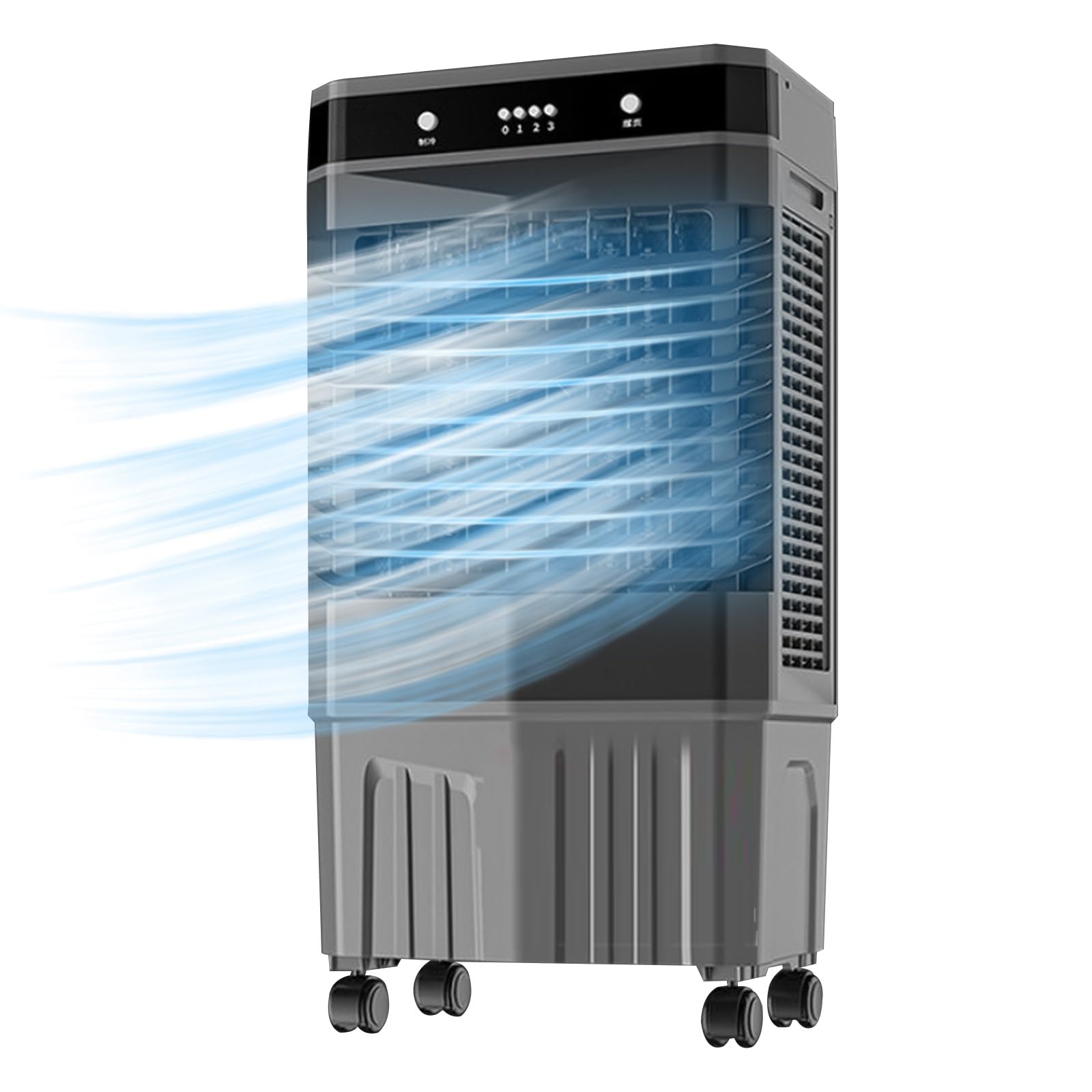 IEOWY Portable Evaporative Air Cooler with Large Water Tank, Ice Packs for Home Office Cooling, Quiet Fan