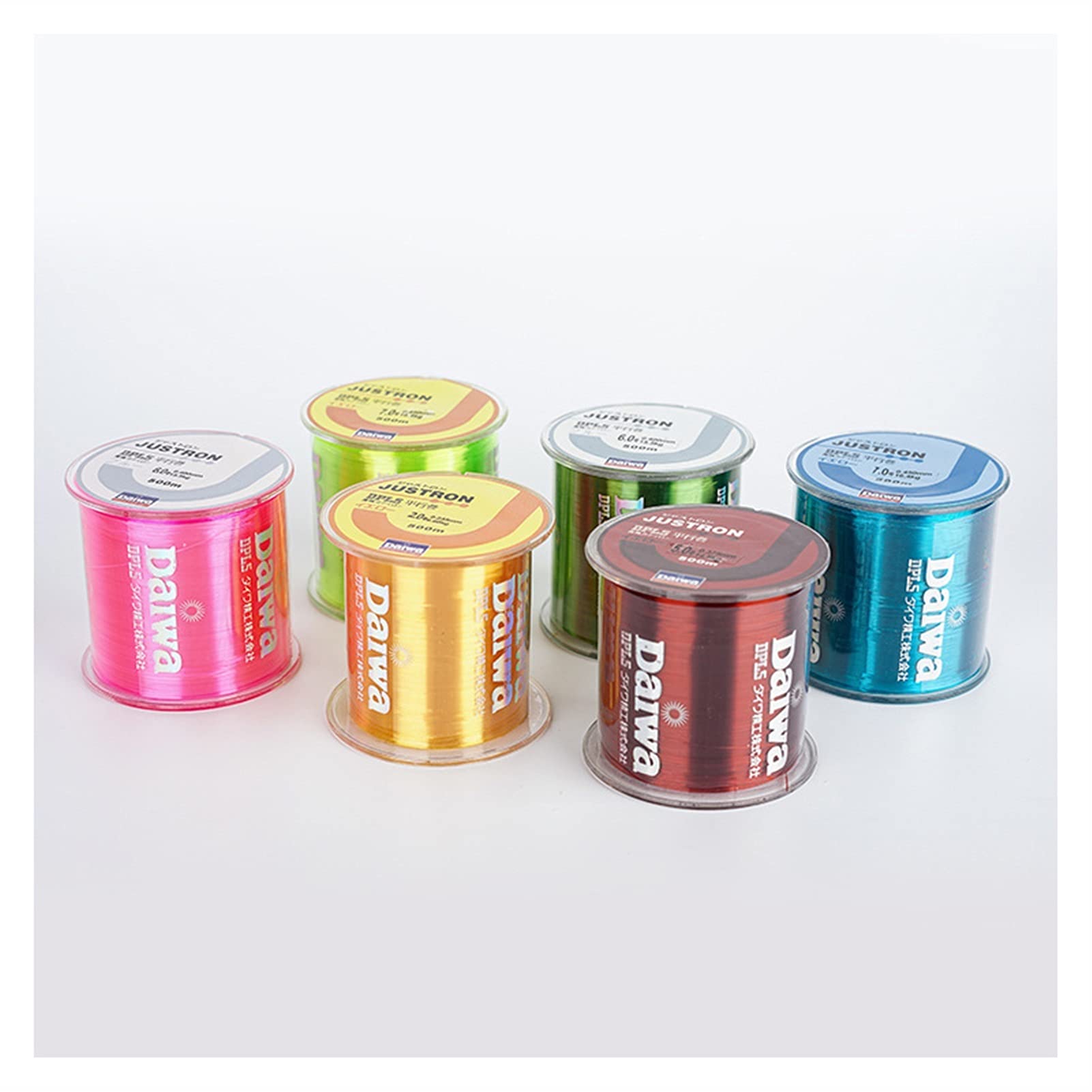 caihuashopping ​Angelschnur 500m Angellinie Superstarke Monofilament Nylon Tackle Sea Fluorkohlenstoff 2-35LB Fischdraht (Color : 1, Line Number : 1.2#)