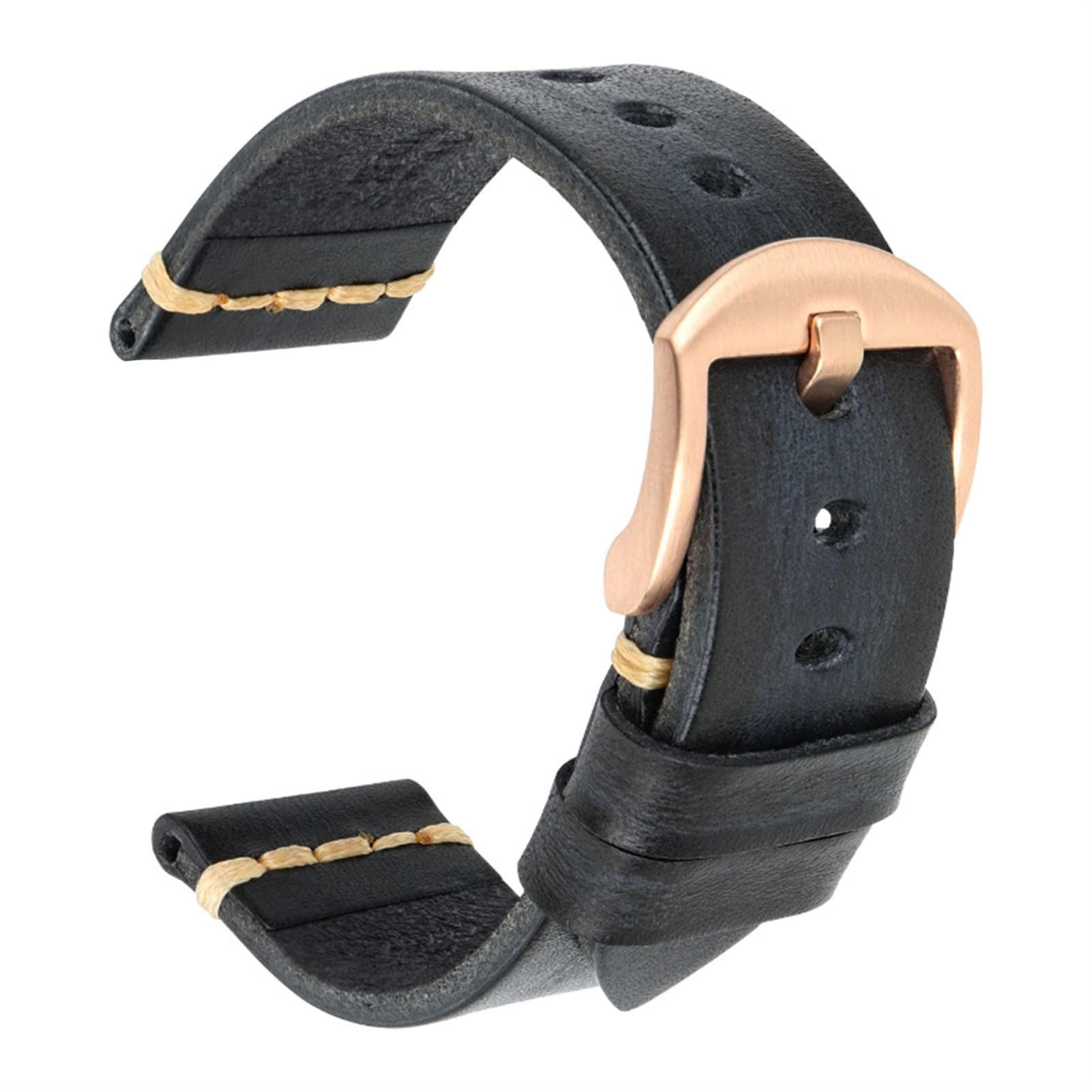 Maikes cinturino in vera pelle per cinturino orologio Galaxy 20mm 22mm 24mm cinturino