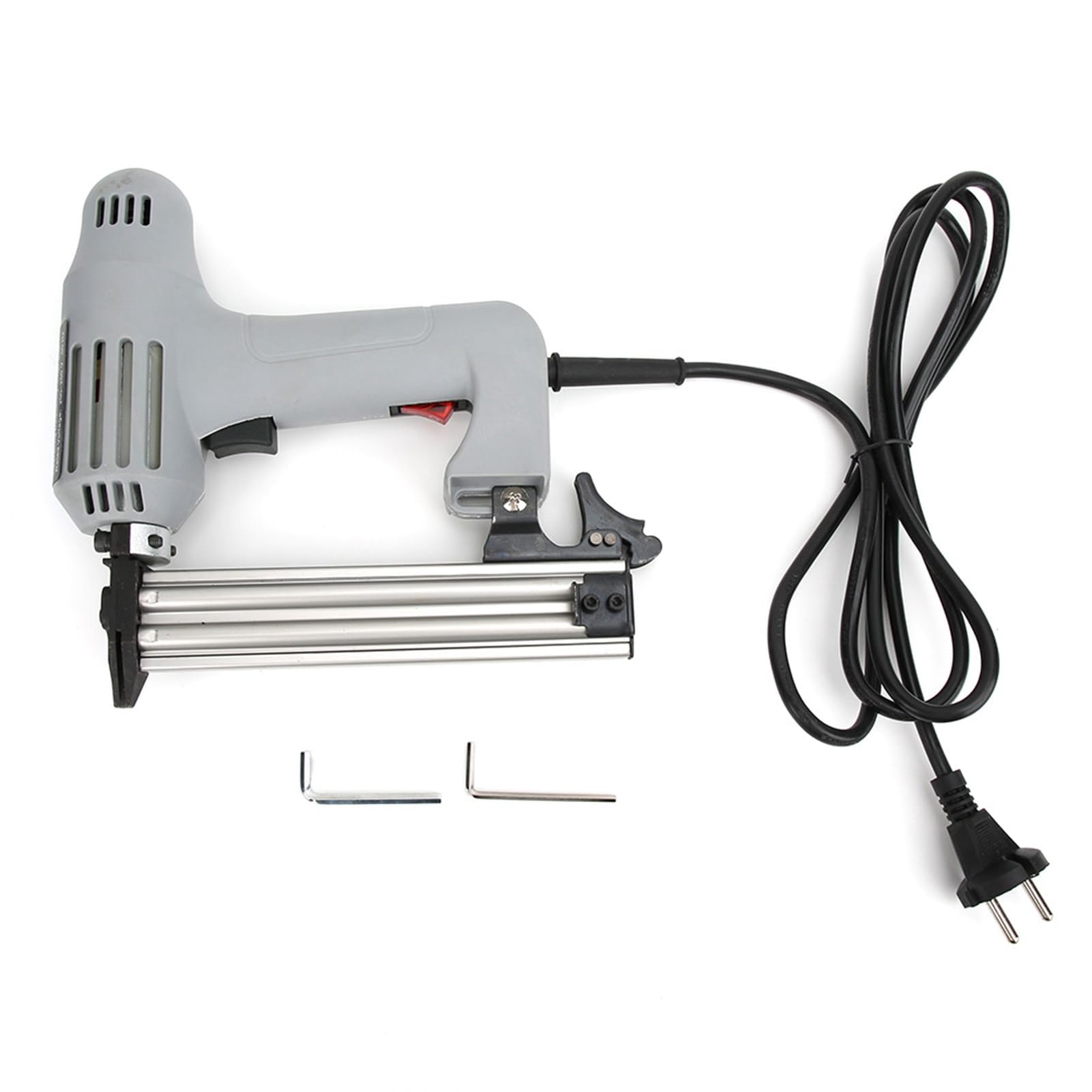 Brad Nailer Kit, Pistola Grapadora Eléctrica para Clavos, Acepta Clavos para Marcos de 0,2 a 1,18 Pulgadas