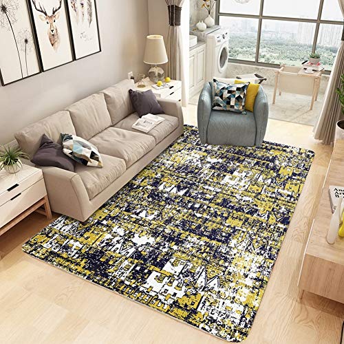 Tapis de salon bleu clair 180x280cm au style américain moderne pour chambre