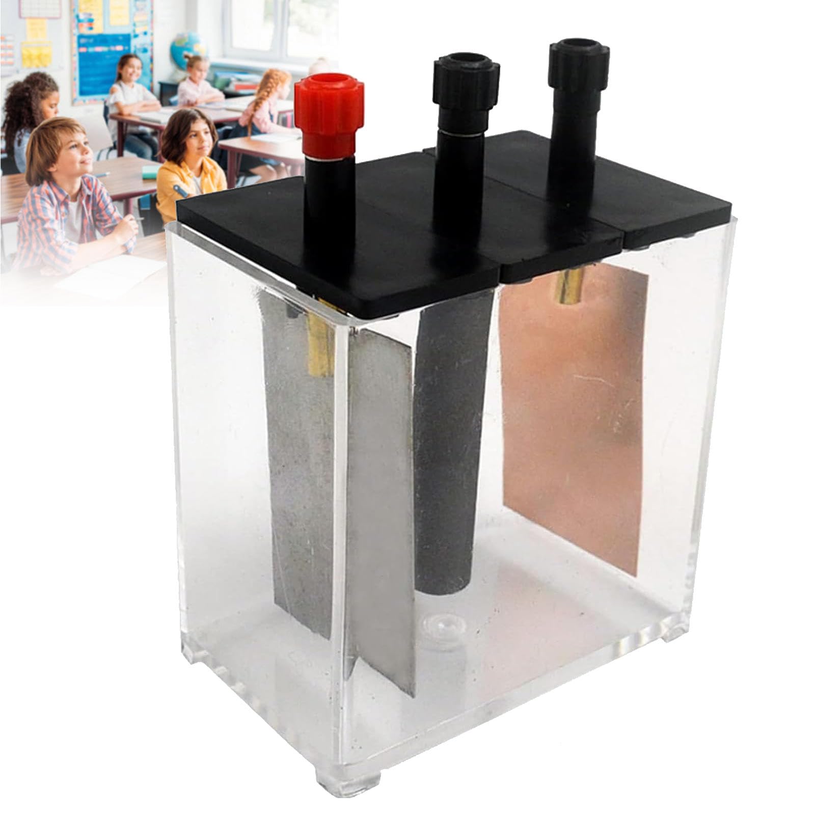 Primärbatterie-Experimentator, Demonstration von Experimenten mit Chemie-Lehrinstrumenten, Lehrmittel für Chemische Laboratorien mit Kupfer- und Zinkelektrodenelementen