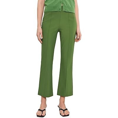 Vince Mid Rise Pintuck Crop Flare Pants