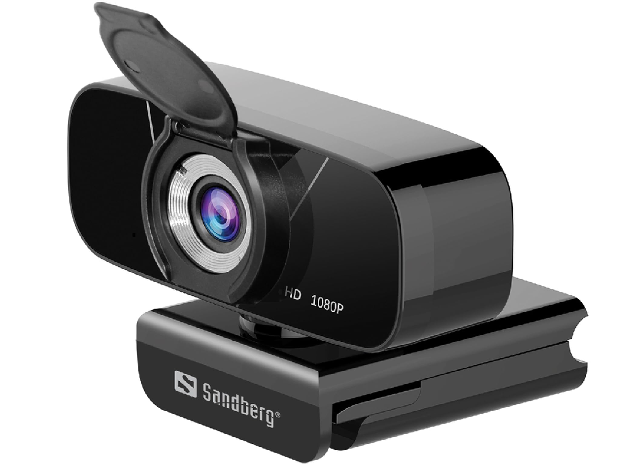 Sandberg 134-15 Webcam (2 MP, 1920 x 1080 Pixel, USB 2.0) Schwarz