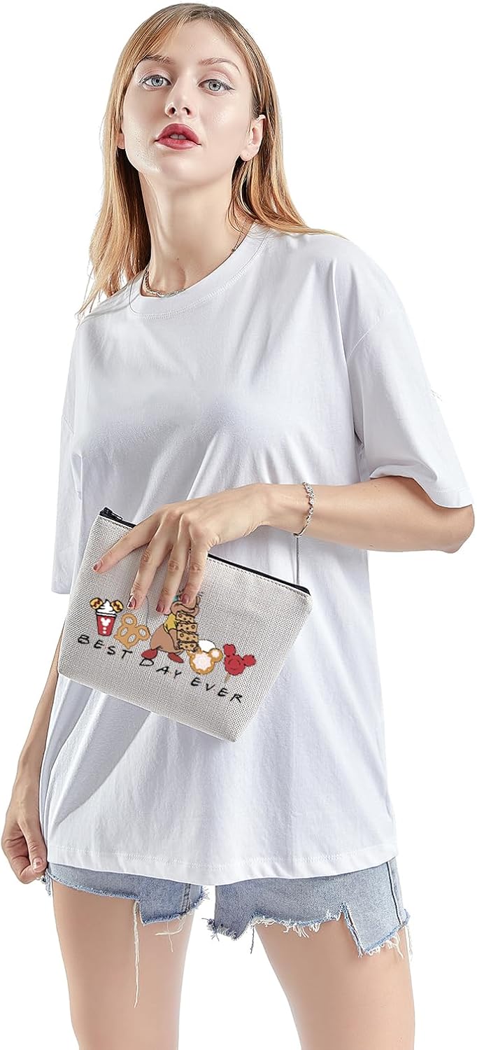 TSOTMO Mouse Gift Fairy Tale Merchandise Makeup Bag Fairy Princess Gift For Fans Cartoon Gift Jaq Gift Gus Gift (Mouse Ever) - Image 5