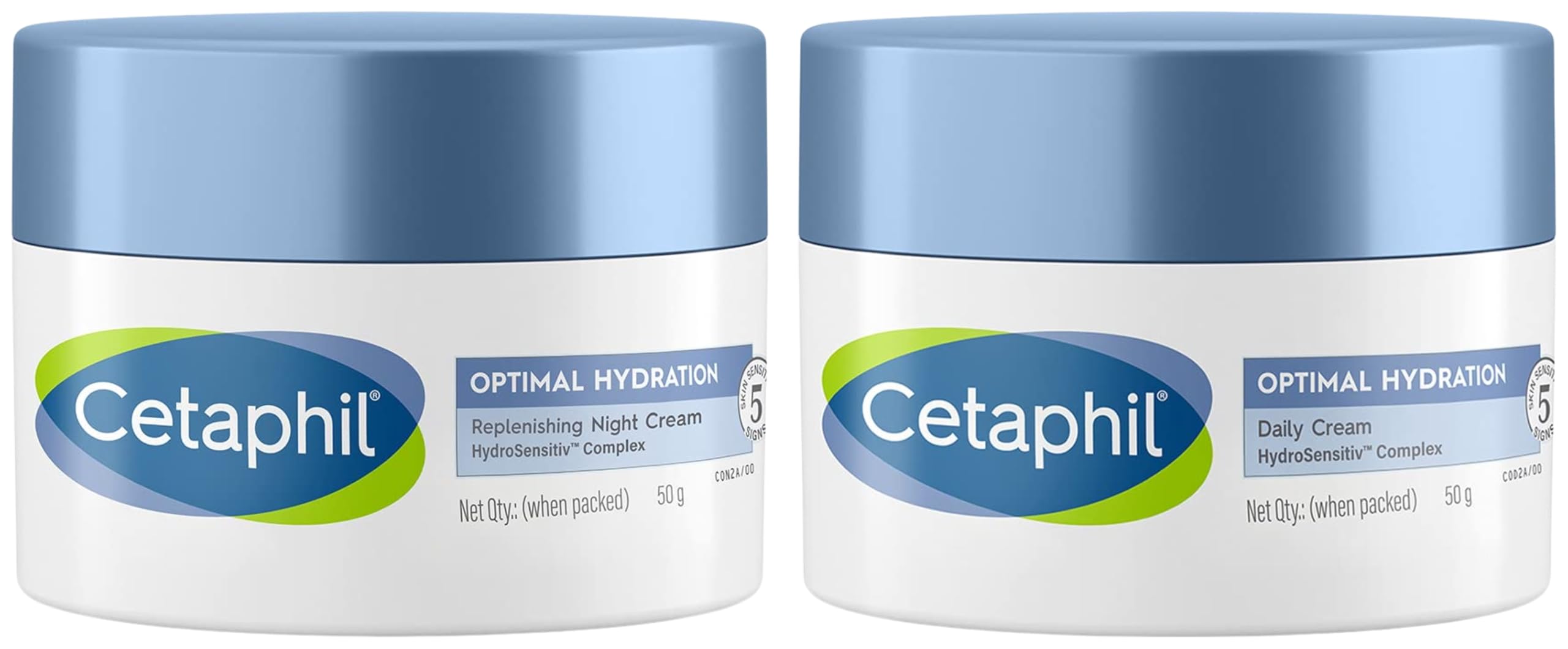 CetaphilOptimalHydrationReplenishingNightCream50gLightweight&FastAbsorptionHyaluronicAcidBlueDaisyExtractNiacinamide Optimal Hydration Daily Cream 50g Lightweight Moisturizer