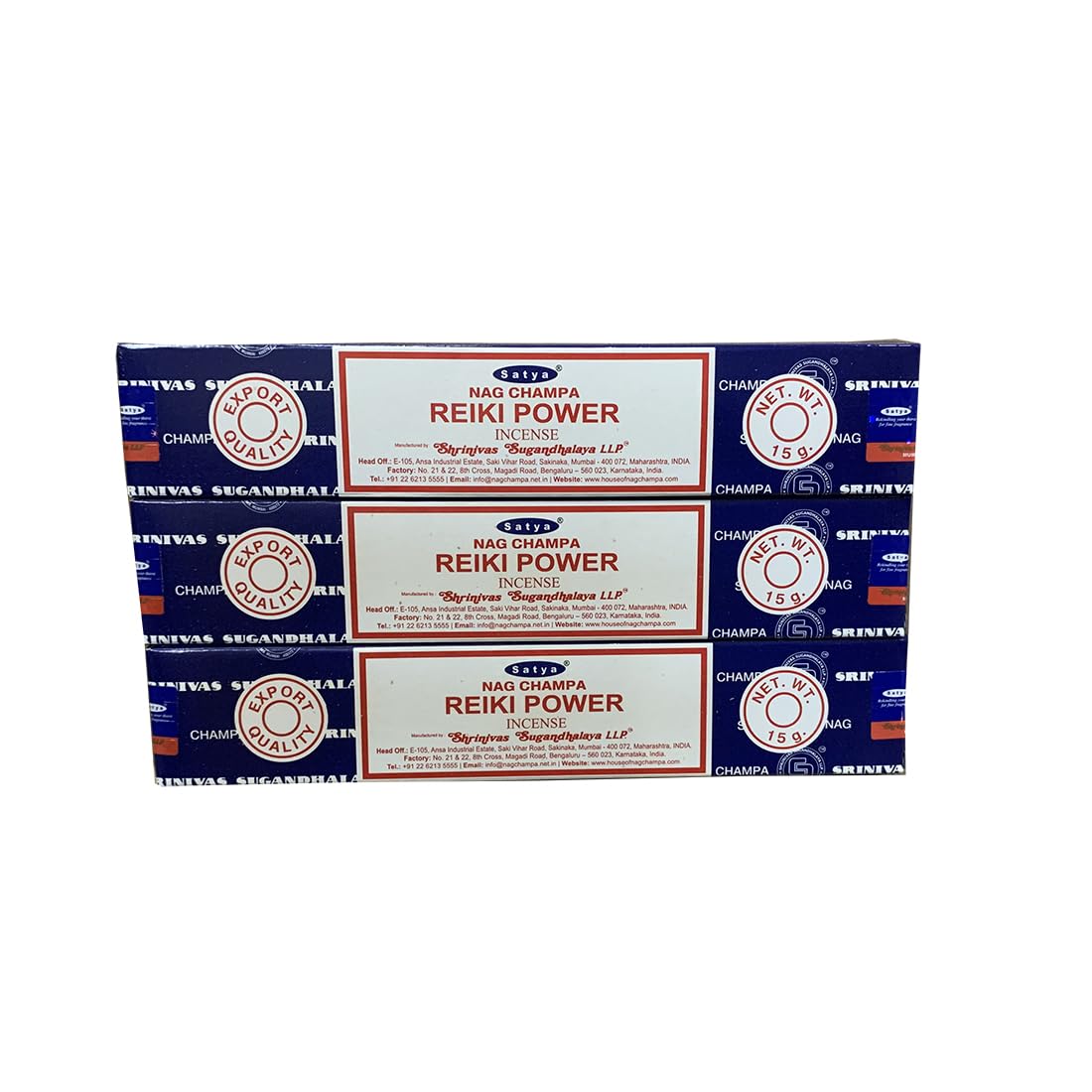 Giftlocaluk Herbal, Uplifting With Eucalyptus, Mint, And Citrus Satya Reiki Power Incense – Healing Energy Aroma | Mindful Eco Stocking Filler 3X20