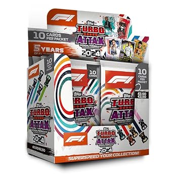 Topps Turbo Attax Formula 1 2024 Full Box 24 Packets