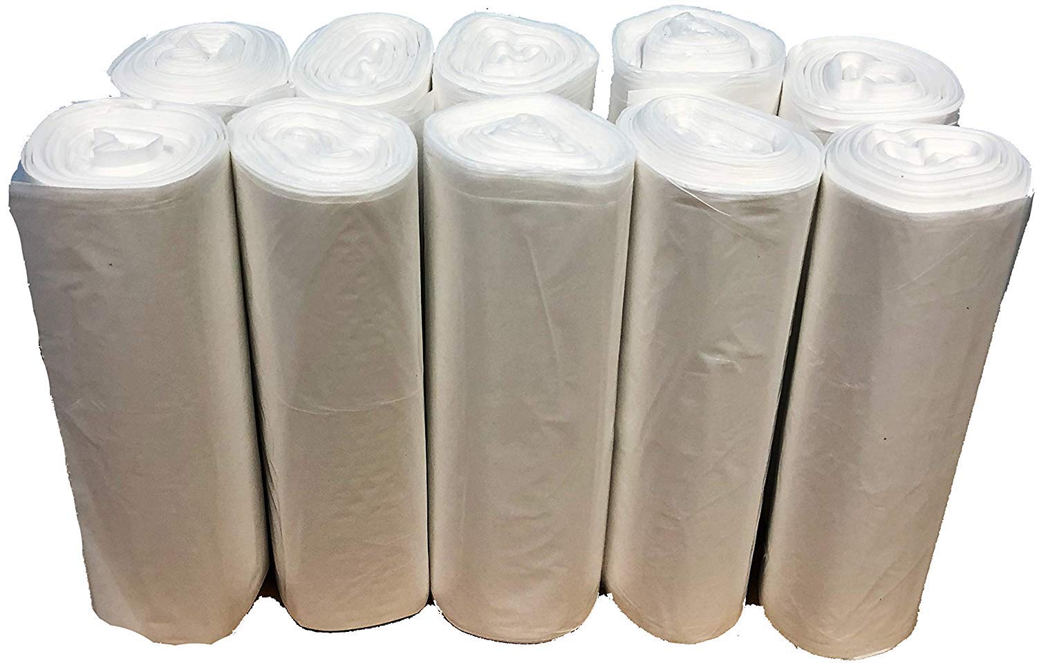 Reli. SuperValue 40-45 Gallon Trash Bags (250 Count, Bulk) Clear 40 Gallon - 45 Gallon Trash Bags/Garbage Bags (Made in USA) - 31 Gal, 39 Gallon, 45 Gal Compatible, Can Liners / Outdoor Trash Bags