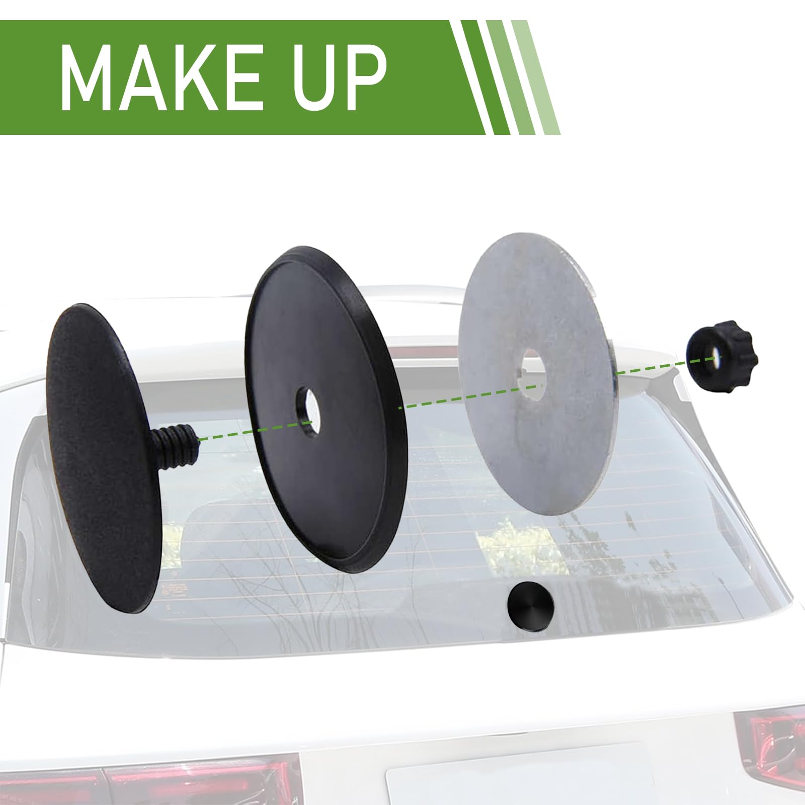 Zonneschermen Car Shades Set, 6-delig - Voor Modellen Met Achterklep Met Vaste Achterruit