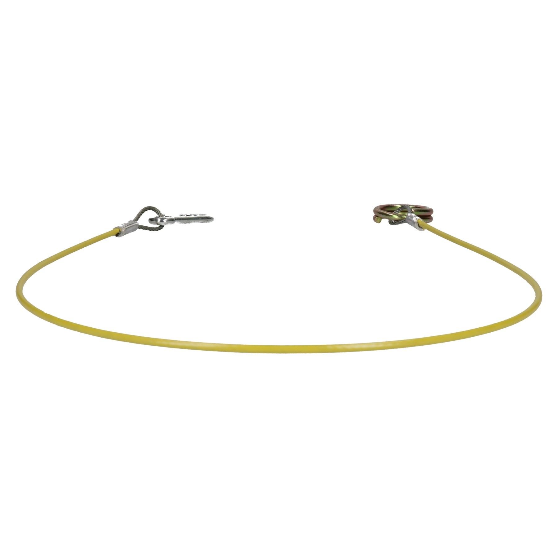 AB Tools 1 Metre Ring Hook Trailer Caravan High Vis Brake Away Breakaway Safety Cable