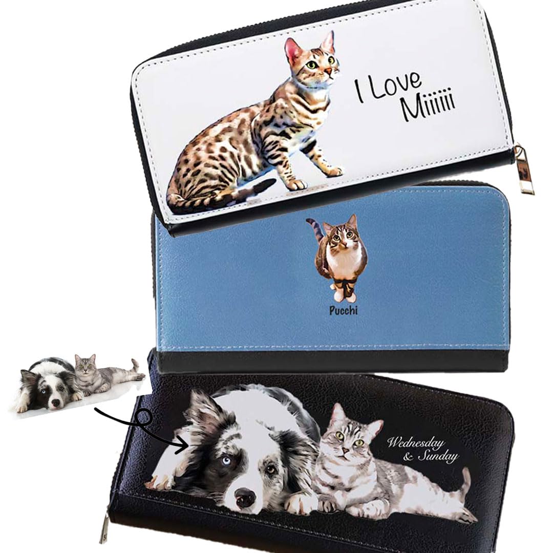 ワンちゃん長財布 オーダー 愛犬写真でつくる革製長財布 | PET DOT SHOP