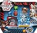Bakugan, Battle Pack, 5 Sfere: 3 Classici e 2 Ultra. Leviathan Blu, Gorilla Verde e Triceratops Rosso, Pro Werewolf Oro e Pro Crab Bianco.