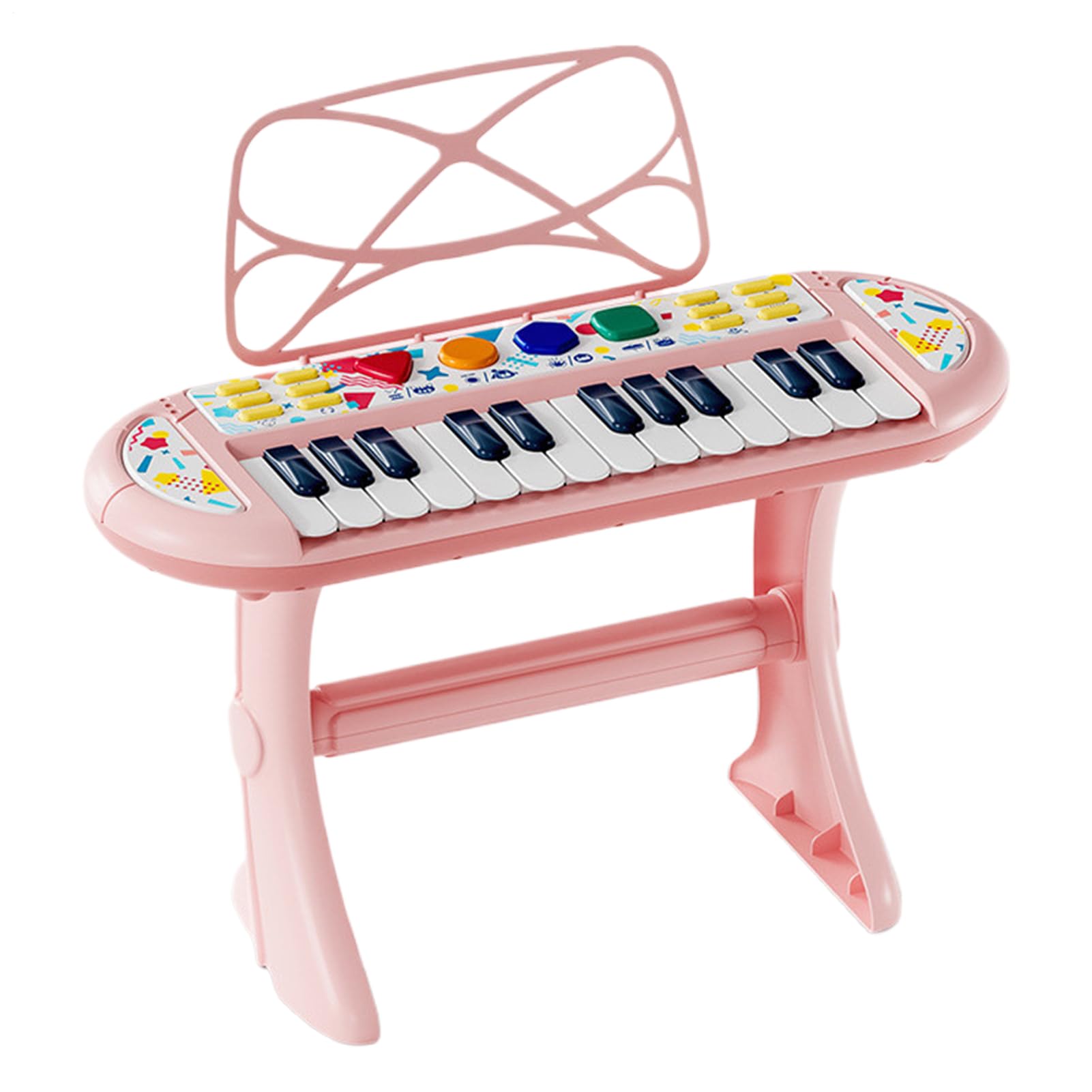 Teclado de Piano para Niños Instrumento Musical con Luz | Juguete de Teclado Piano Pequeño Para Alumnos y Estudiantes y Niñas y Preescolares y Sala de Estar y Dormitorio y Aula y