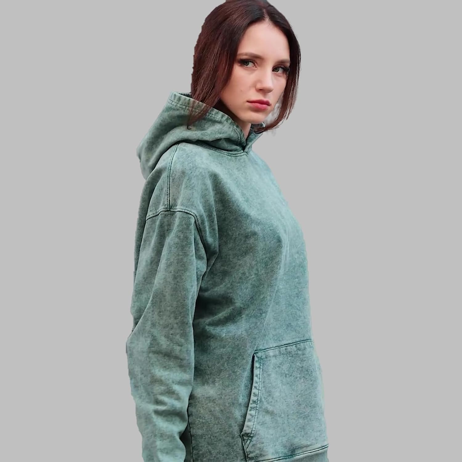 Eadali Mens Oversized Hoodies Vintage Hoodie Couples Pullover Acid Wash Hoodies for Men Streetwear Sweatshirts