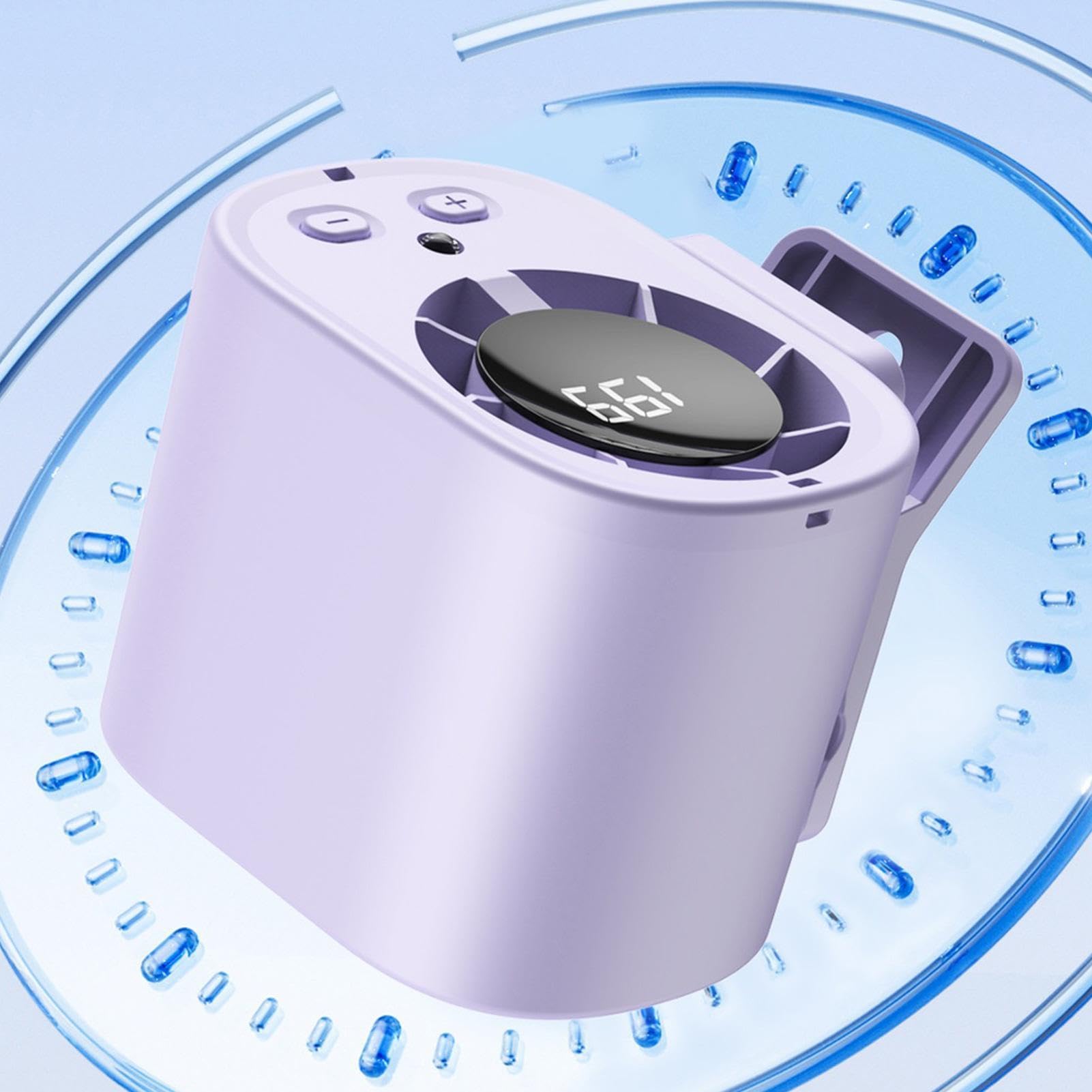 Ventilador portátil con clip de 199 velocidades, recargable, ventilador
