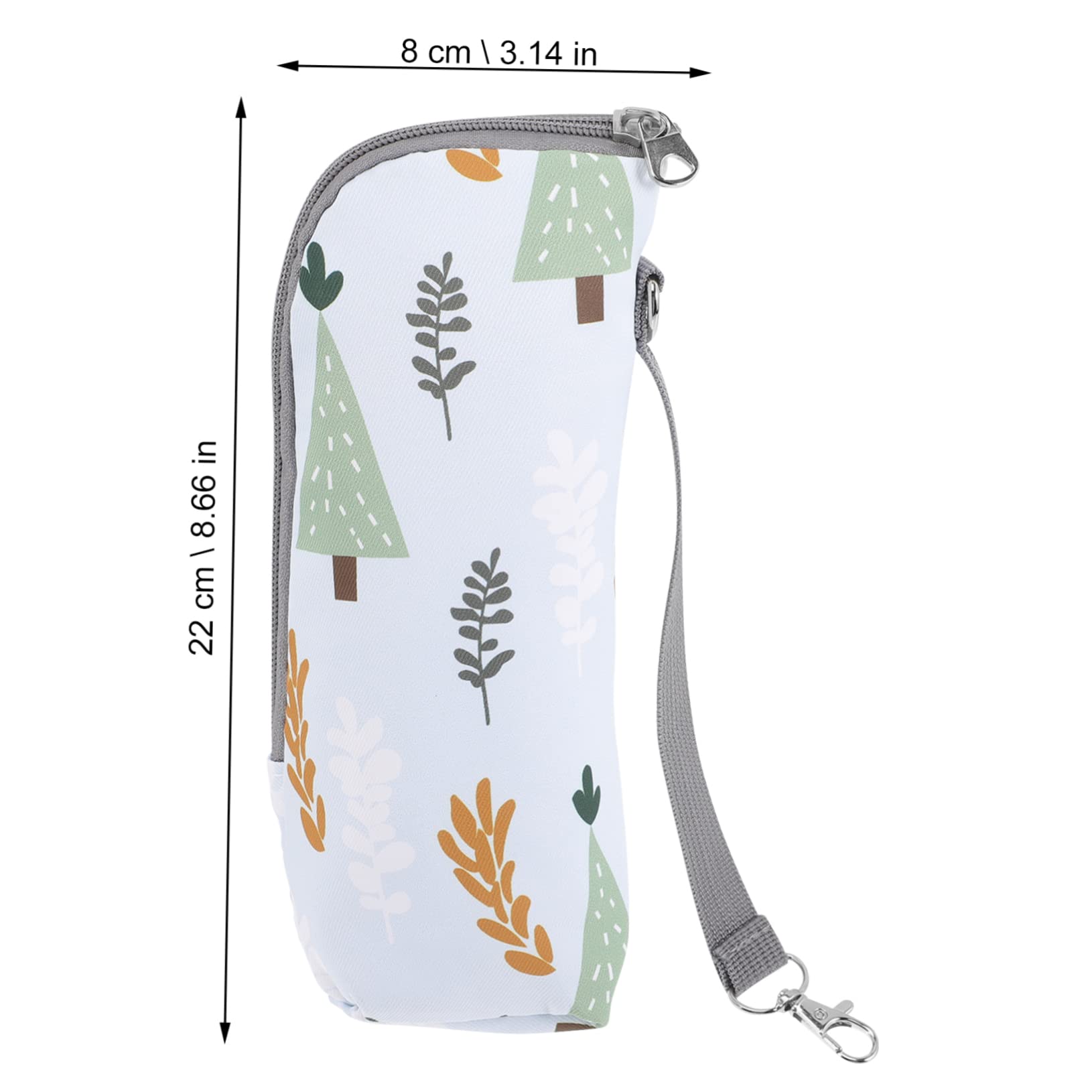 Toyvian 4pezzi Borsa Termica Per Biberon Isolata e Portatile Per Latte e Bevande Accessorio Pratico Per Passeggiate e Viaggi Design Con Manico e Chiusura Zip Per Facilità Uso