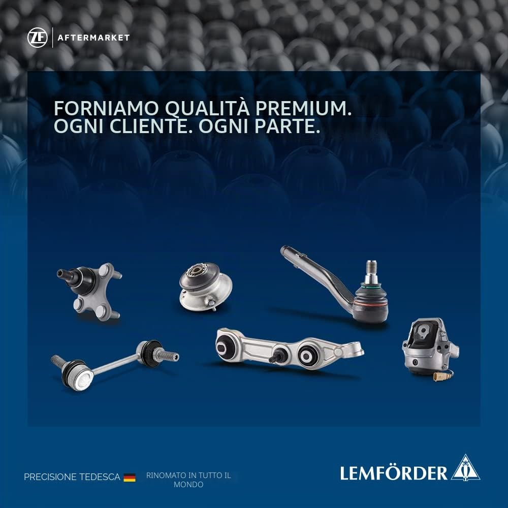 LEMFÖRDER 27060 03 Braccio Oscillante Sospensione Ruota per Alfa Romeo 147 (937_) 2000-2010 Sx, Inferiore, Assale anteriore e altri veicoli