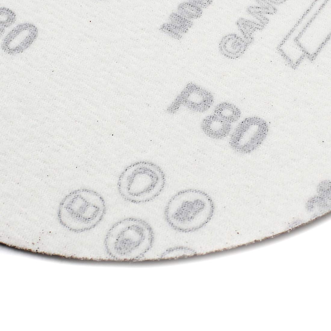 Biaungdo 7" Sandpaper Discs - 30 Pcs, 80 Grit -3
