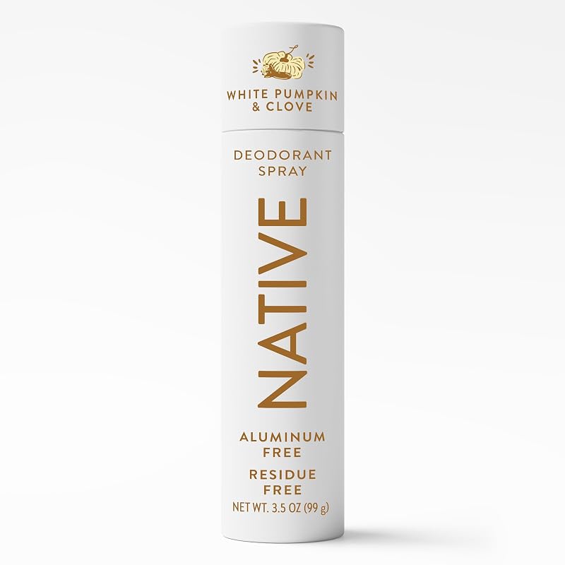 Desodorante e spray corporal Native White Pumpkin & Clove, sem alumínio, 100 mL