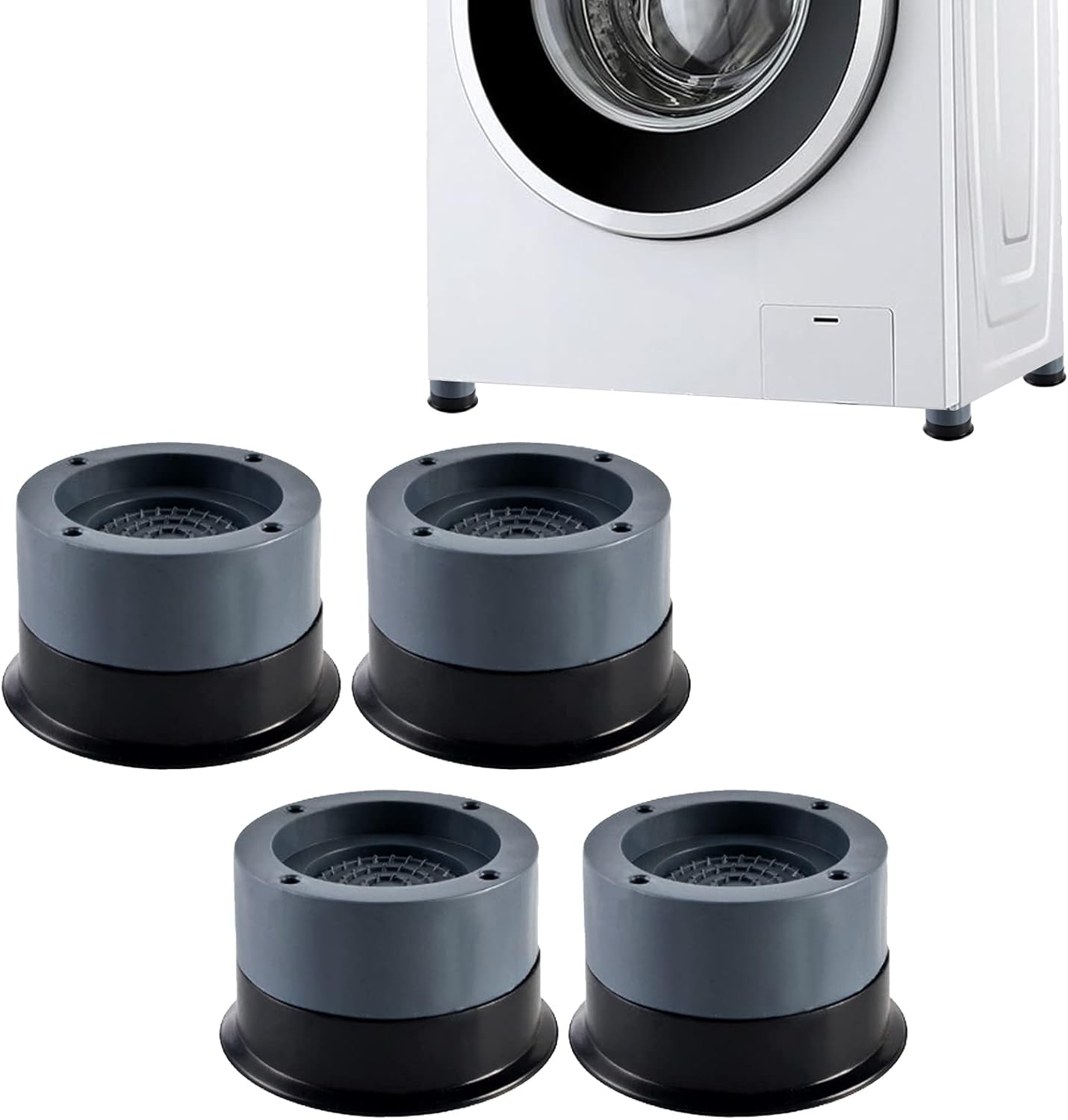 Beauenty AntiVibration Washers Base Pads, Dryers Foot for Noise Reducing, Home Furniture