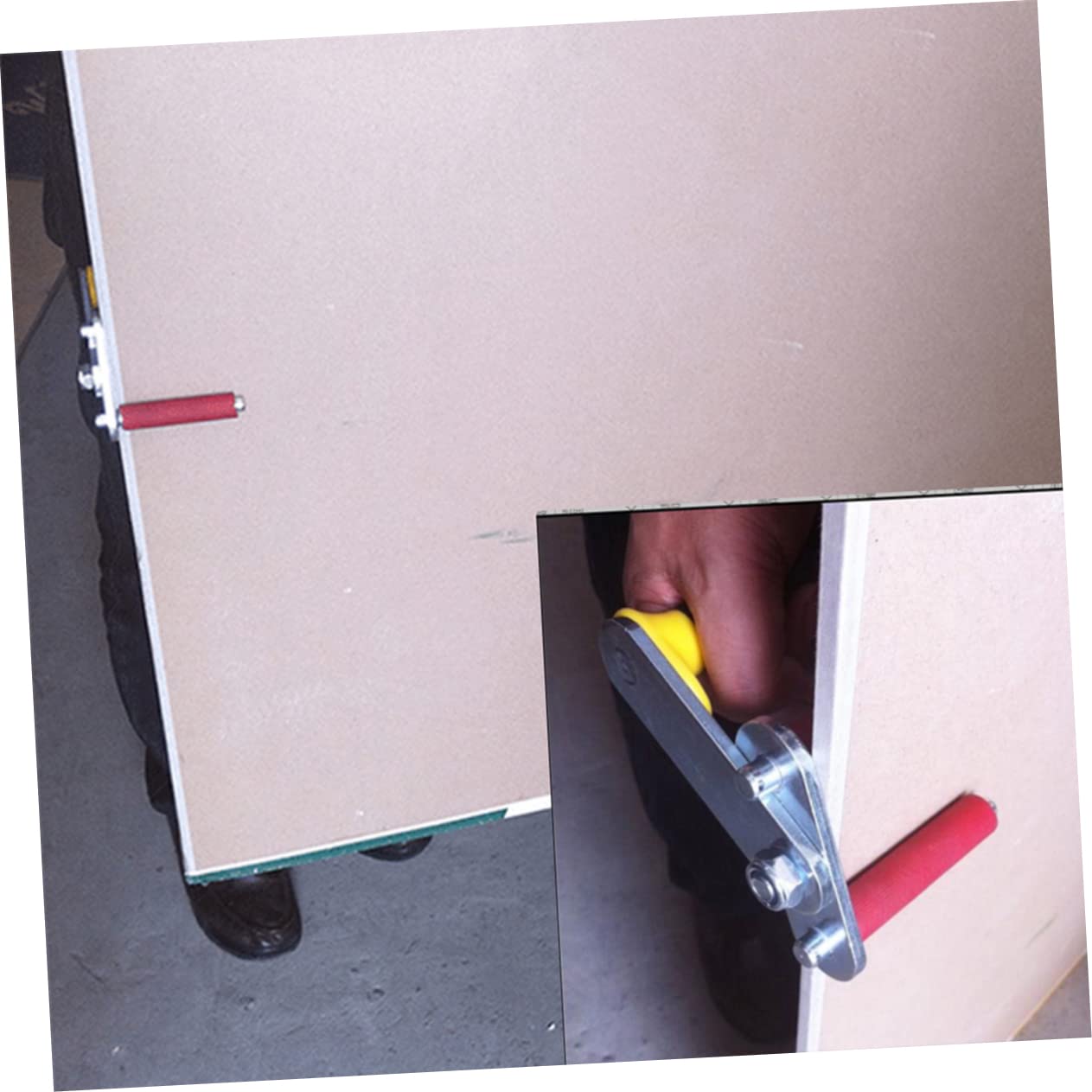 NULYLU Portable Gypsum Board Carrying Tool Ceramic Tile Lifter Plywood Panel Carrier Lifter Tool for Drywall Easy to Use Random Color