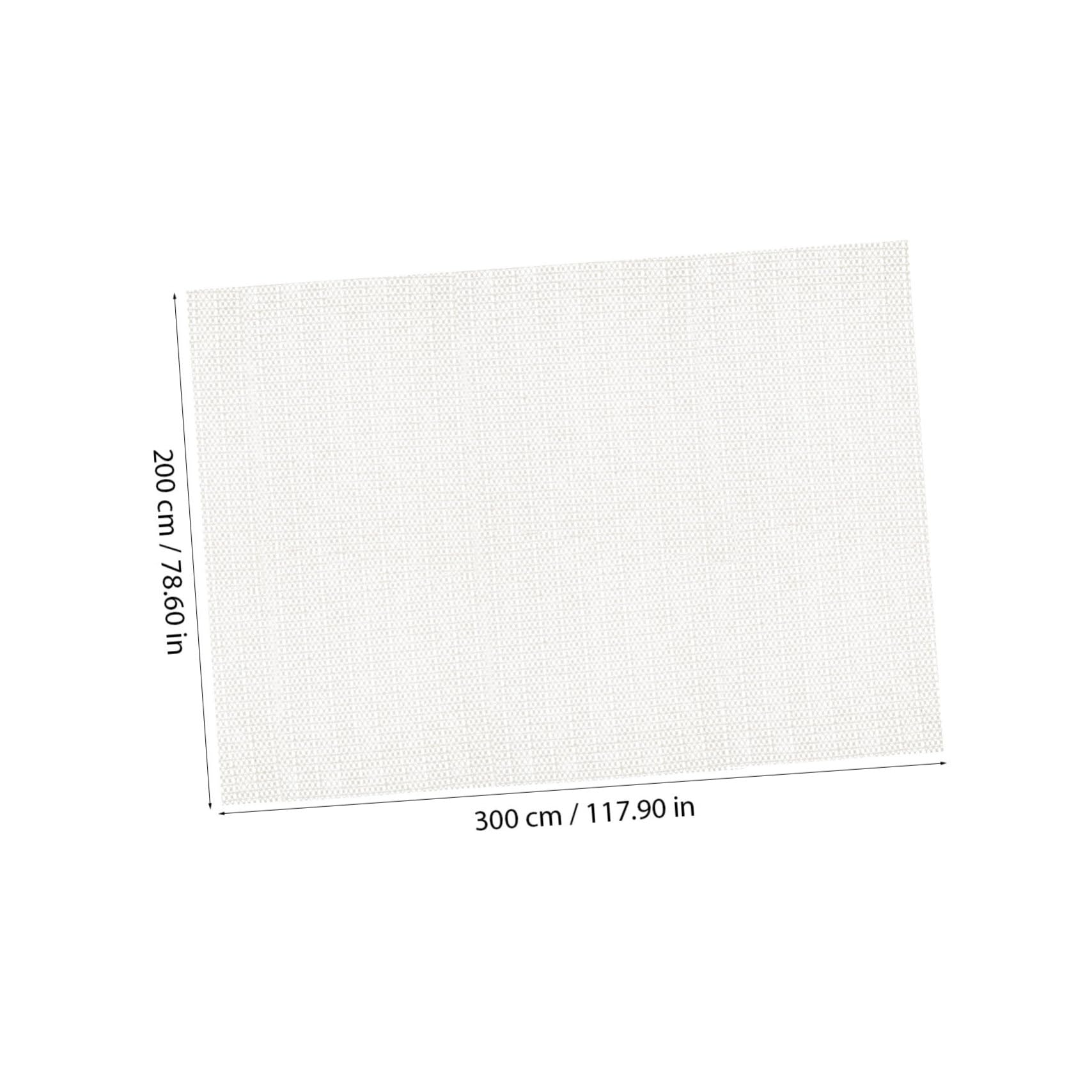 sous-Tapis Antidérapant PVC 200x300cm pour Tapis De Sol, Tapis De Chaise De Bureau Antidérapant, Protection De Parquet pour Salon Et Bureau
