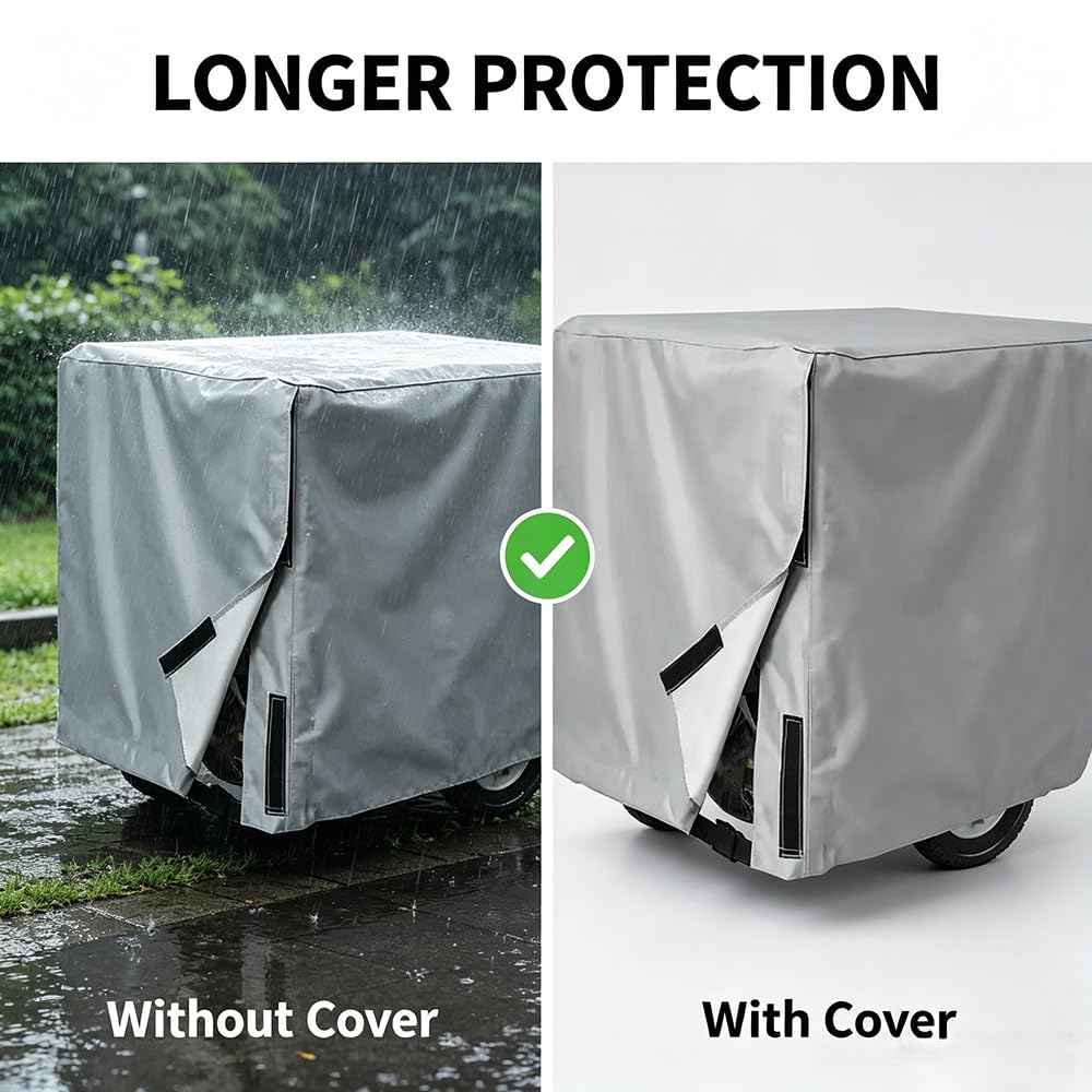 Cubierta del Generador para SDMO DX 6000, Tela Oxford Resistente al Agua y al Polvo Cubierta para Generador