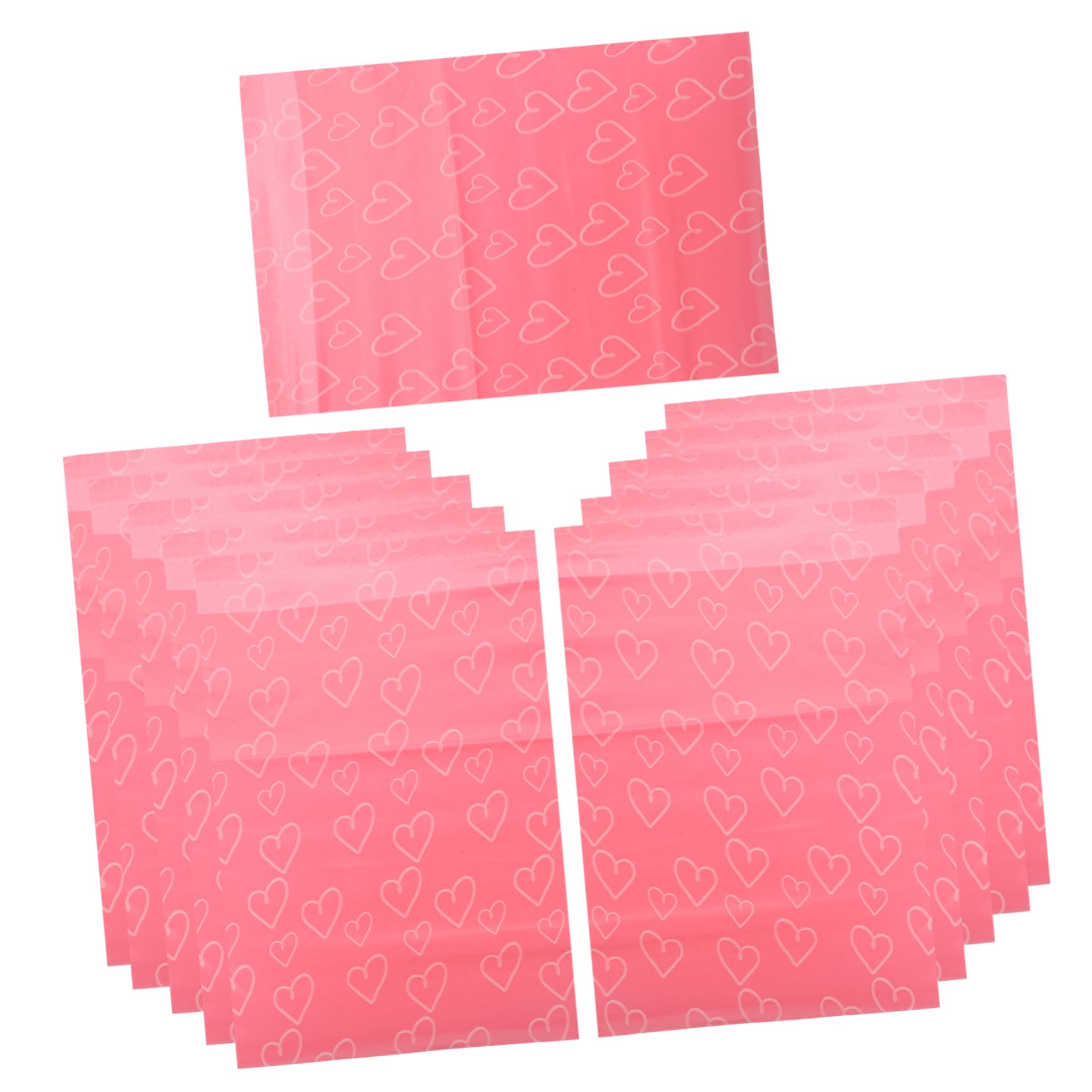 FRCOLOR 100pcs Sanitary Bags Pink Packaging for Women's Overnight Period Diapers Feminine Care Pouches Strong Adhesive Leak-Proof Tear-Resistant