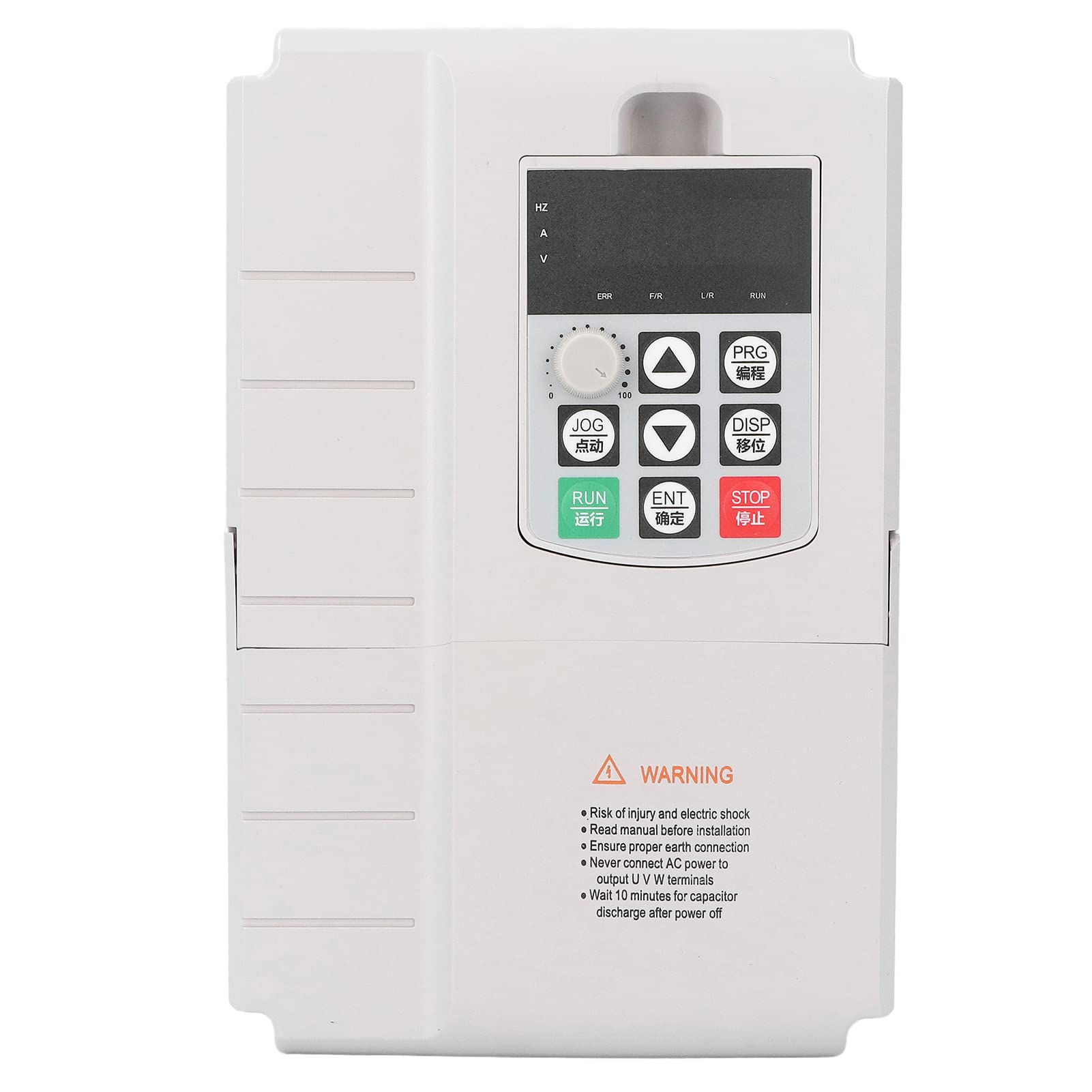 Universal AT903-5.5KW VFD de entrada trifásica de 380 V, salida de 0-380 V Unidad de frecuencia variable ajustable para control de velocidad de motor industrial, convertidor de unidad CNC con cable de