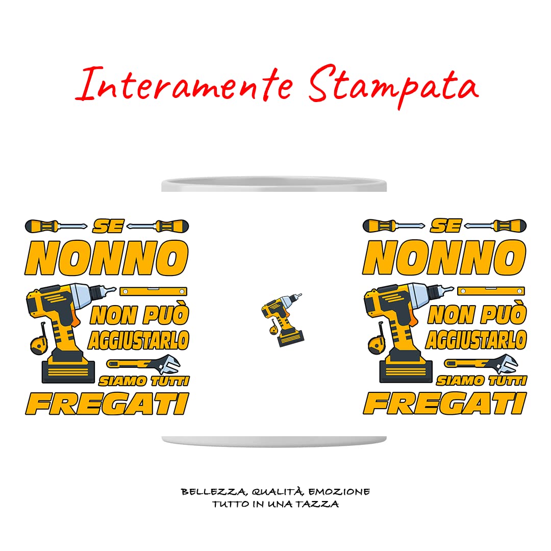 Tazza mug ceramica Nonno Idea compleanno regalo natale