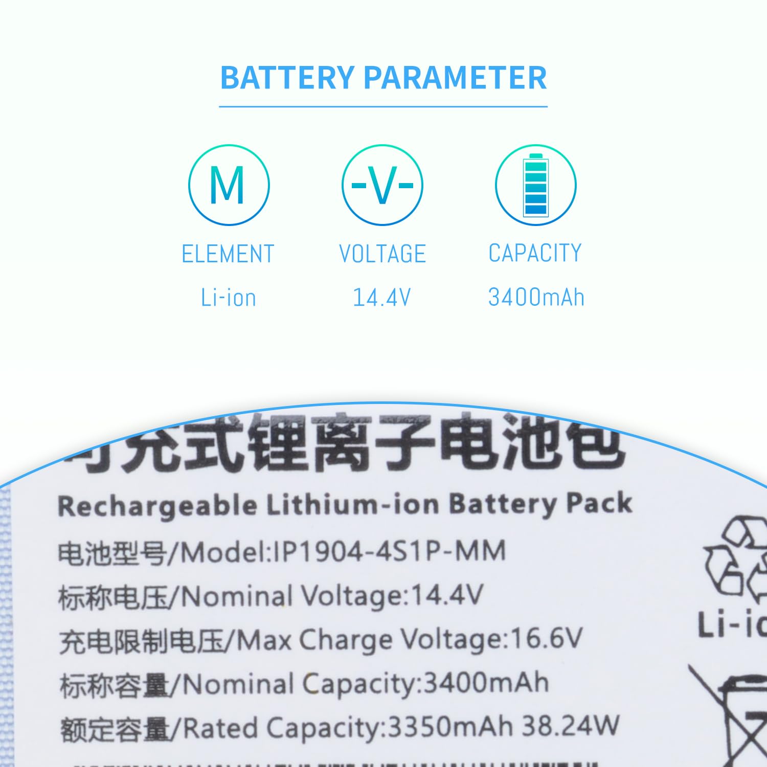 Amazon.com: 3400mAh Li-Ion Battery Replacement for Ecovacs Deebot
