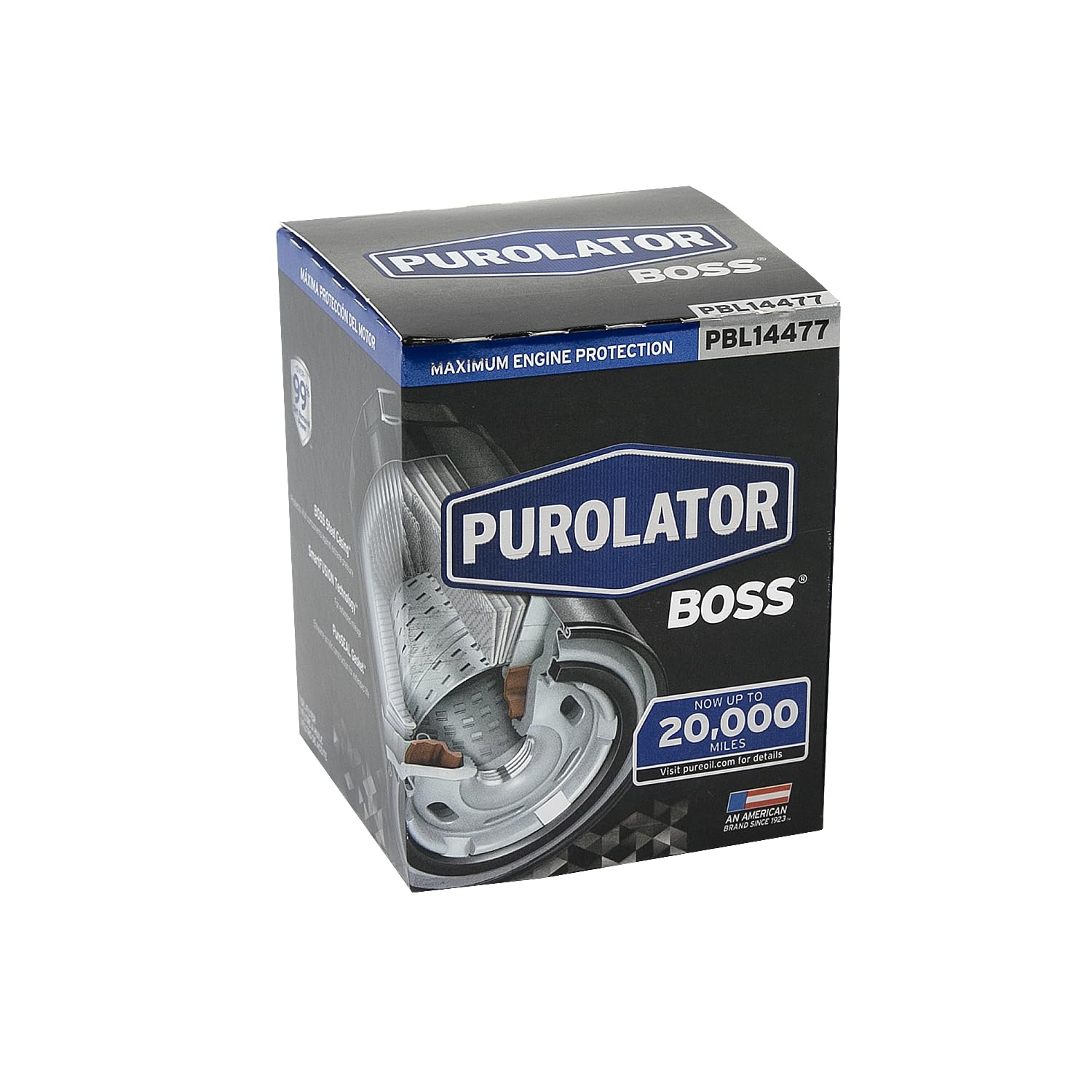 Purolator PBL14477 PurolatorBOSS Maximum Engine Protection Spin On Oil Filter Compatible With Toyota Camry RAV4 Tundra Corolla Matrix — view 7