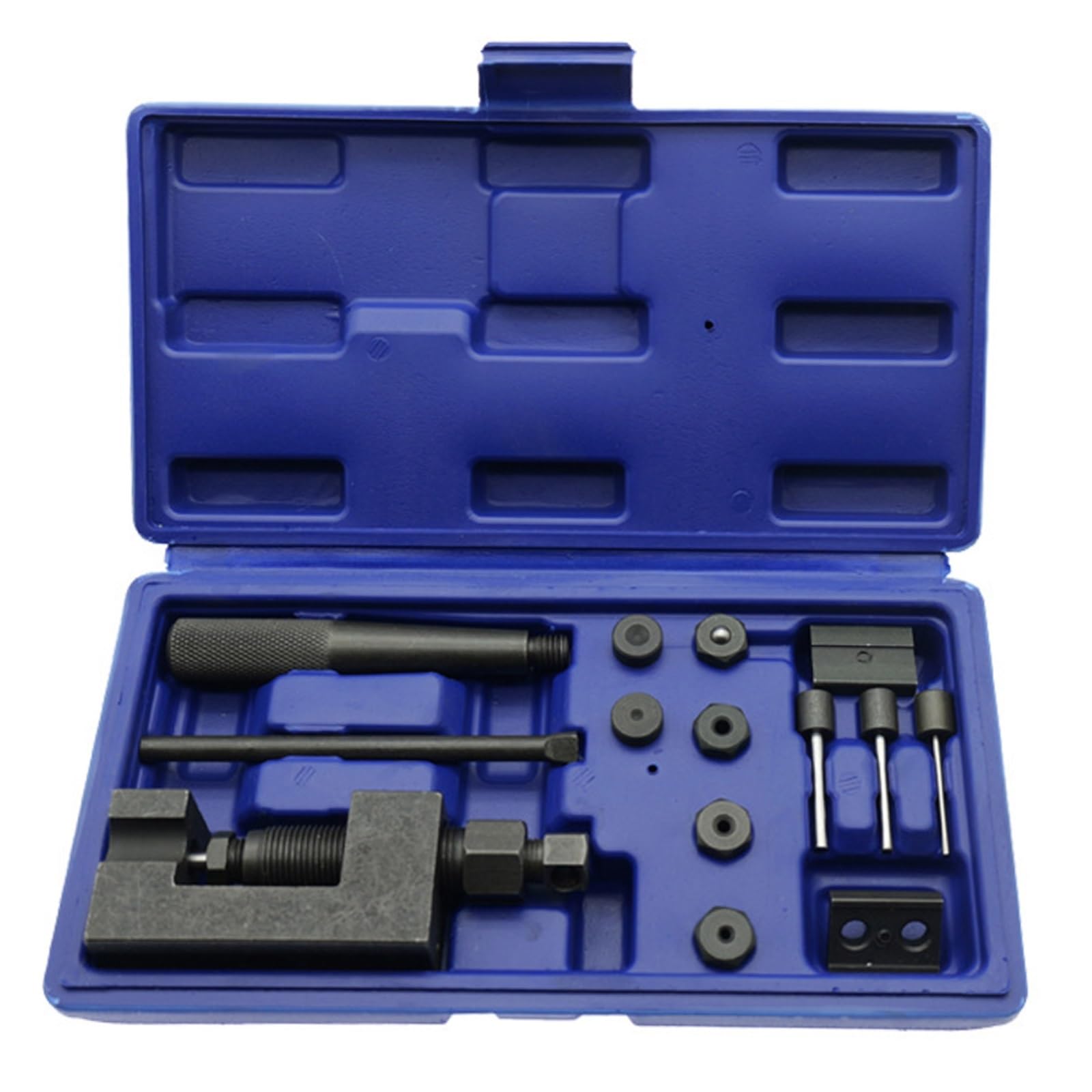 Schwungradabzieher Motorrad Kettenbrecher Werkzeug 6 Pins Kettenschneider Riveter Fahrradkette Pin Pressgriff für 415/420/428/520/525/530/630