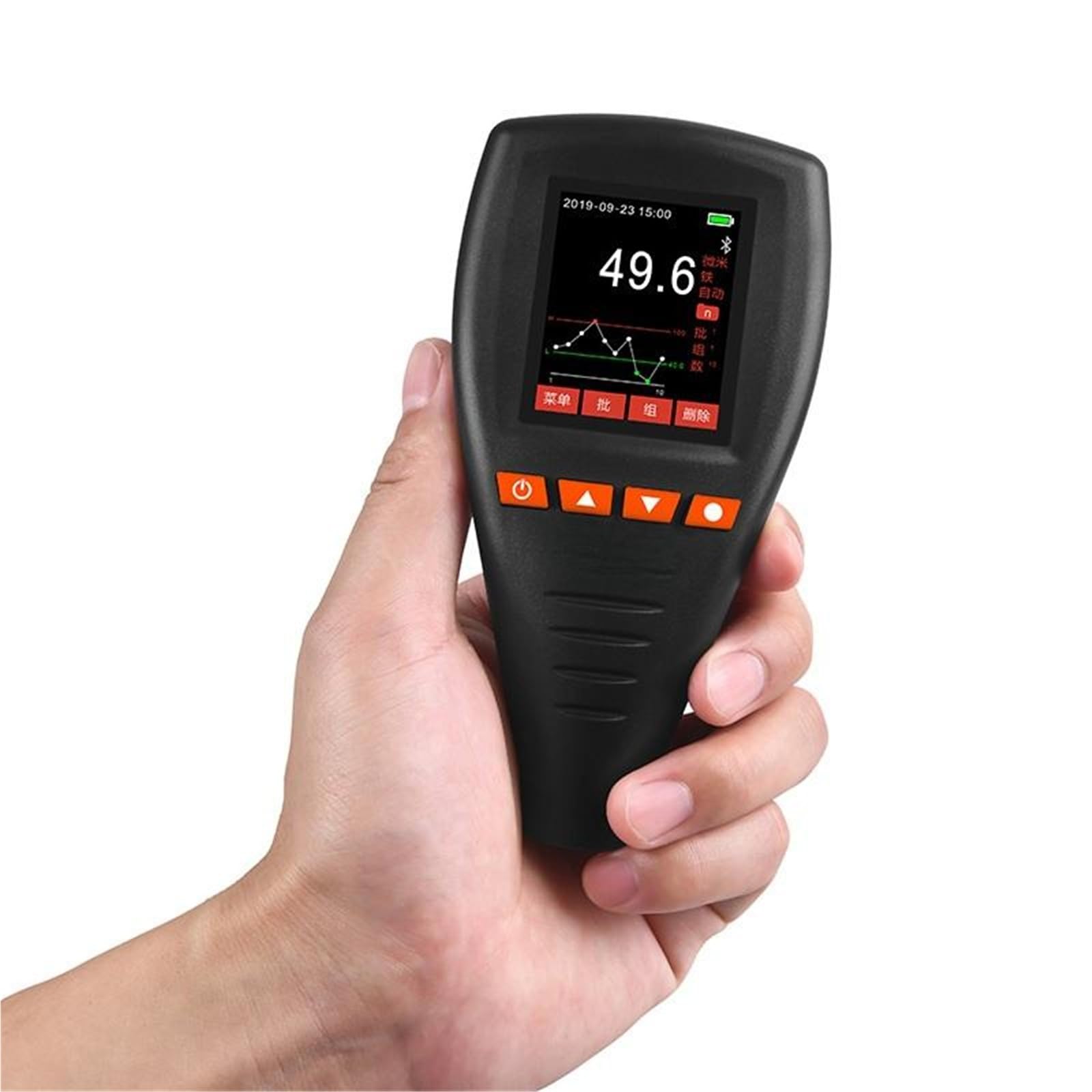 Medidor de espesor recubrimiento C-555S for coches usados, analizador película pintura for medir el seca recubrimientos y polvo